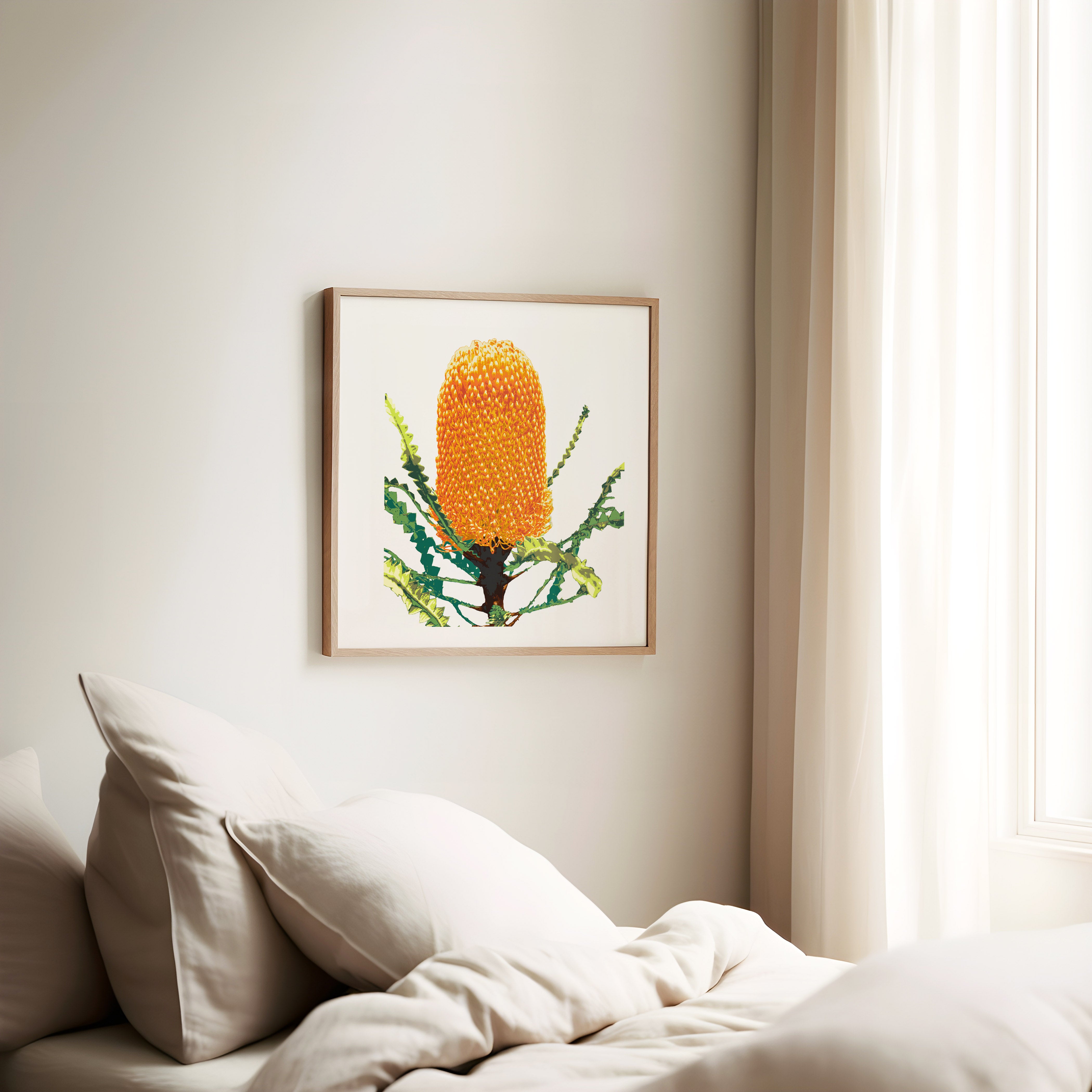 Banksia (Sunset Flame) Print