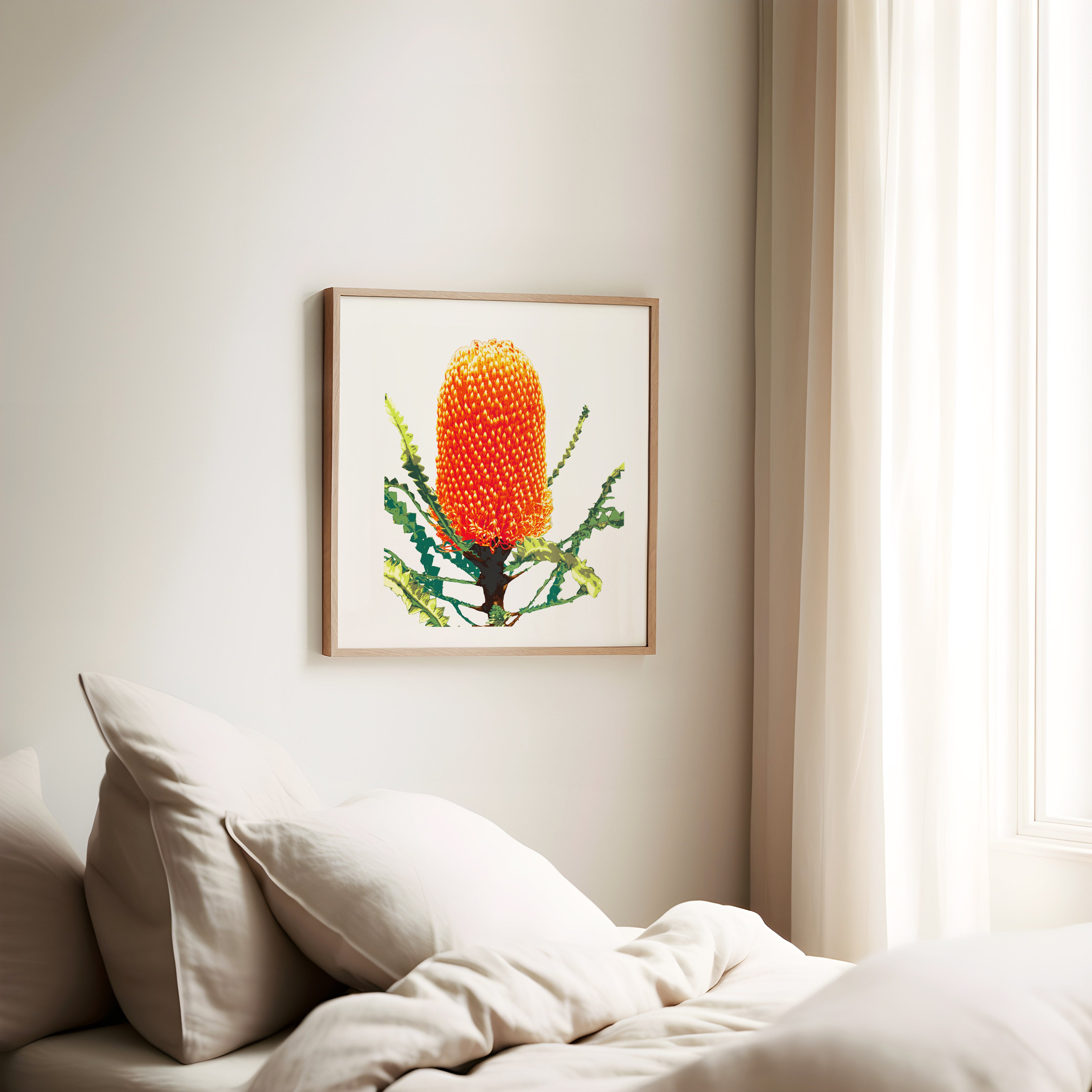 Banksia (Burnt Ember) Print
