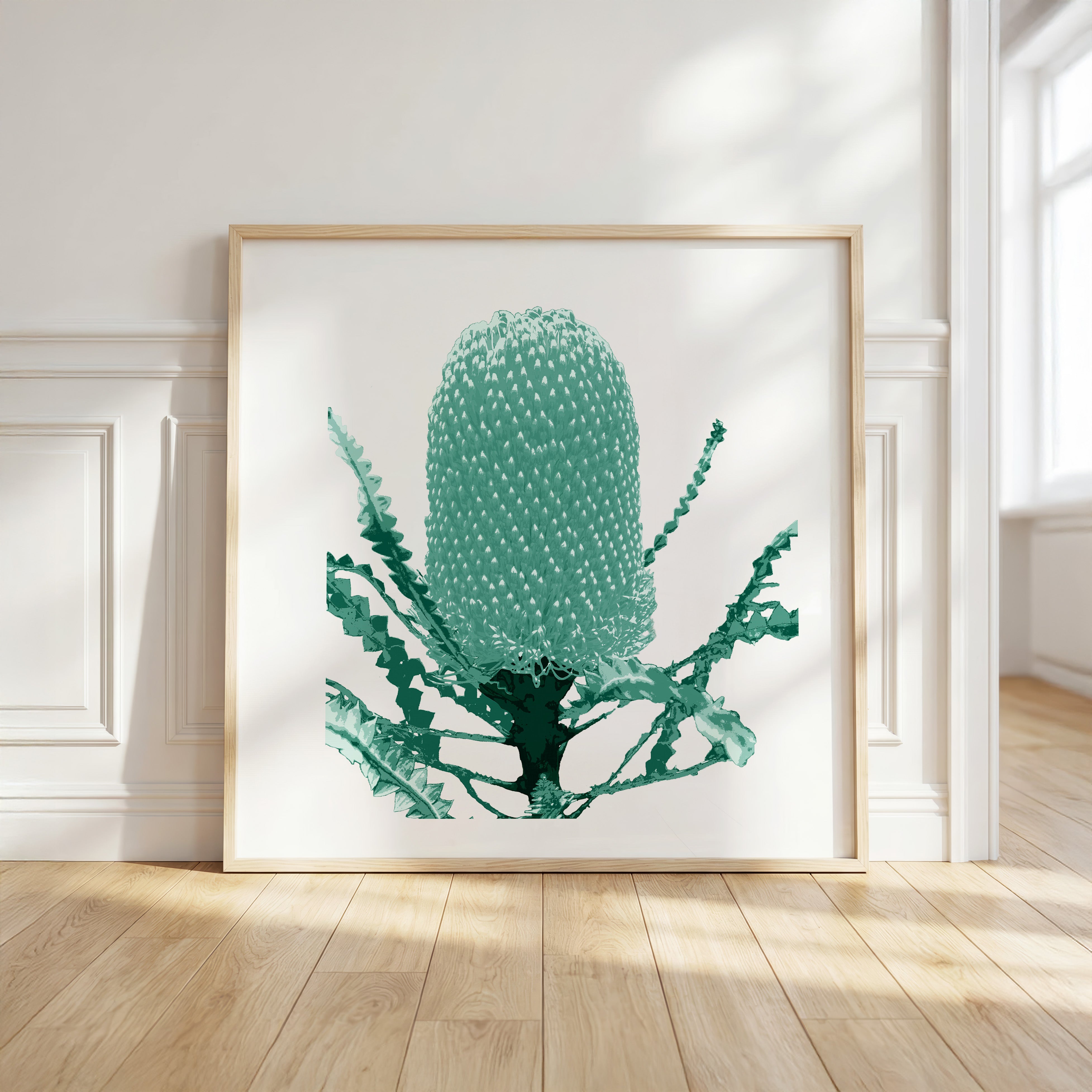 Banksia (Mineral Sage) Print