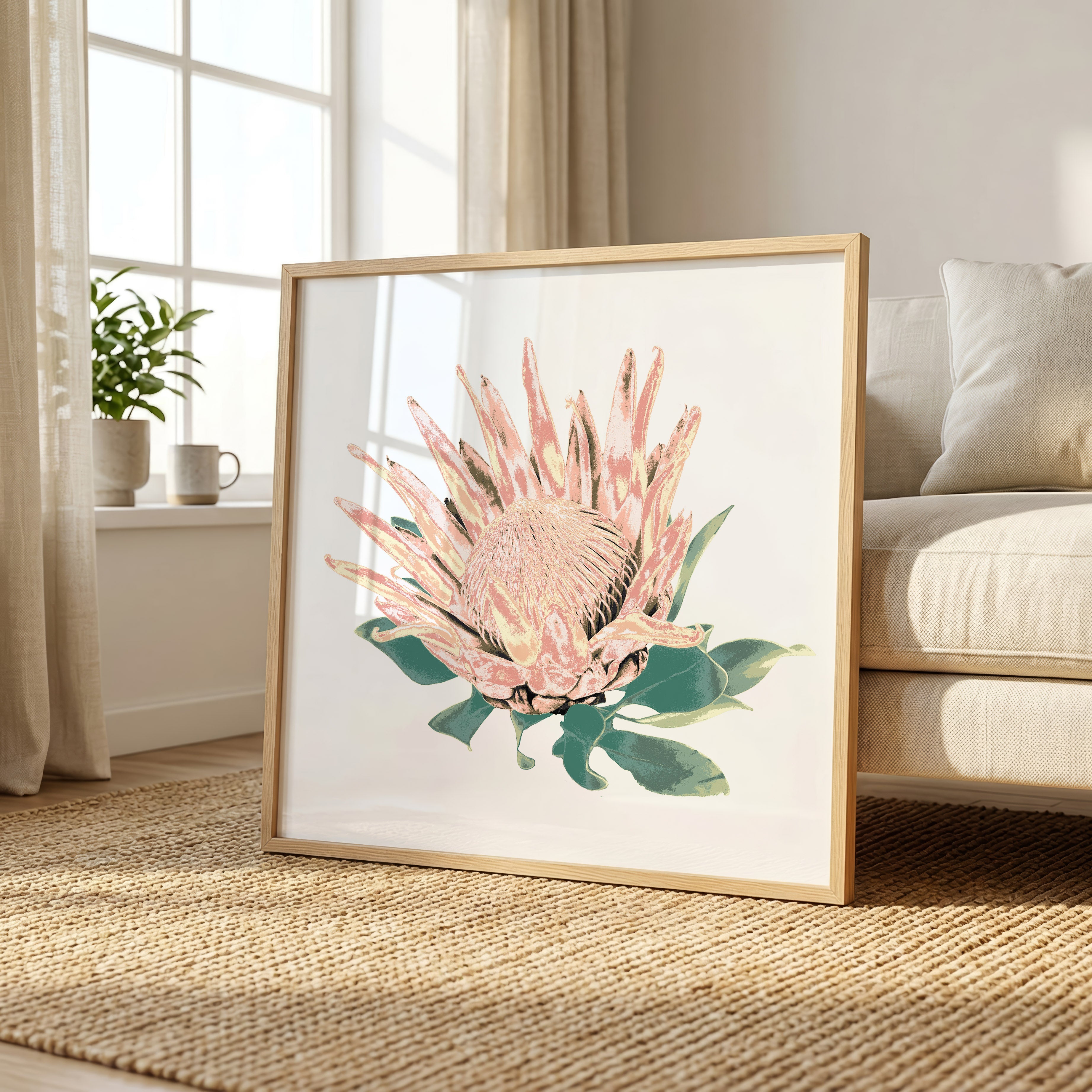 Protea (Blush Dusk) Print