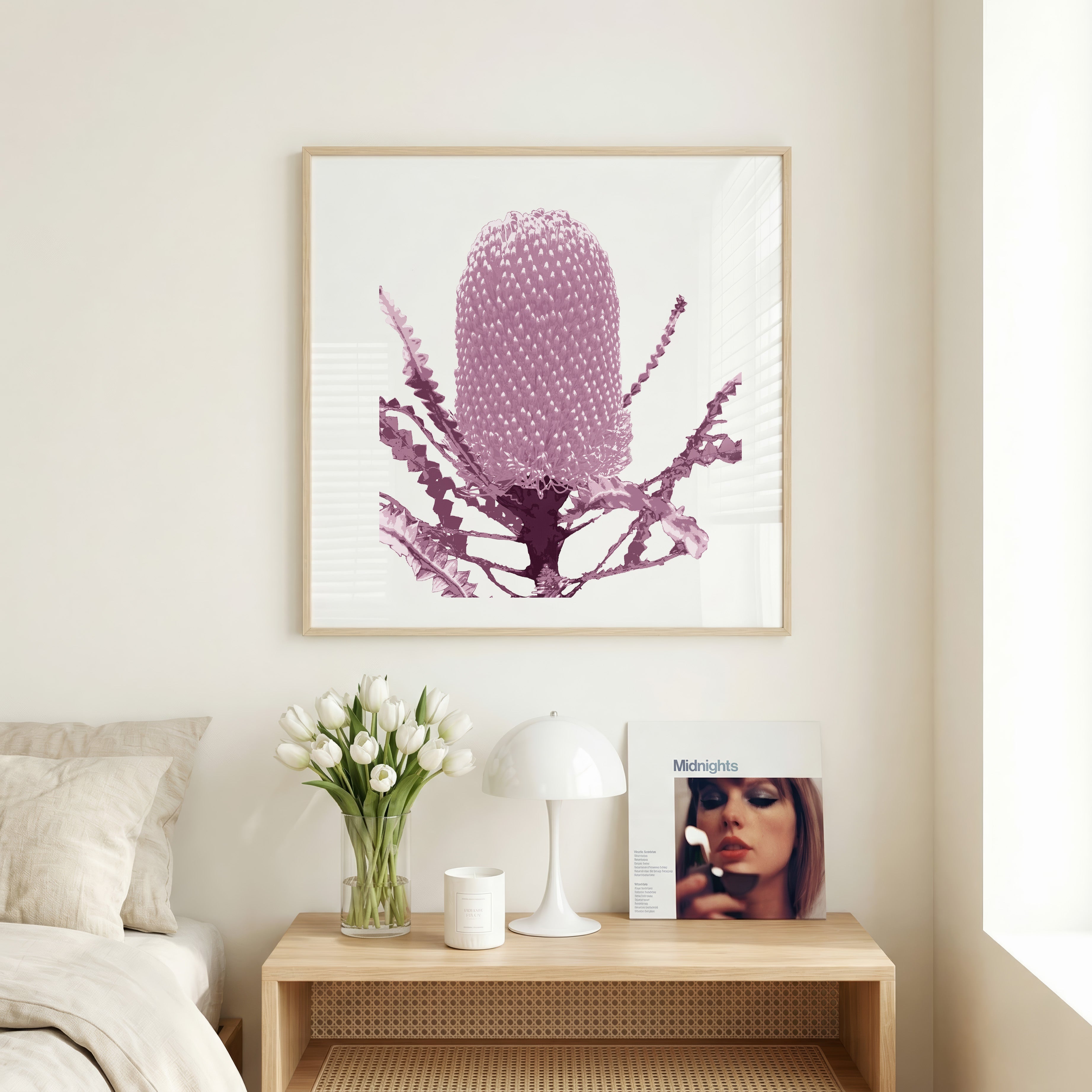 Banksia (Dusty Plum) Print
