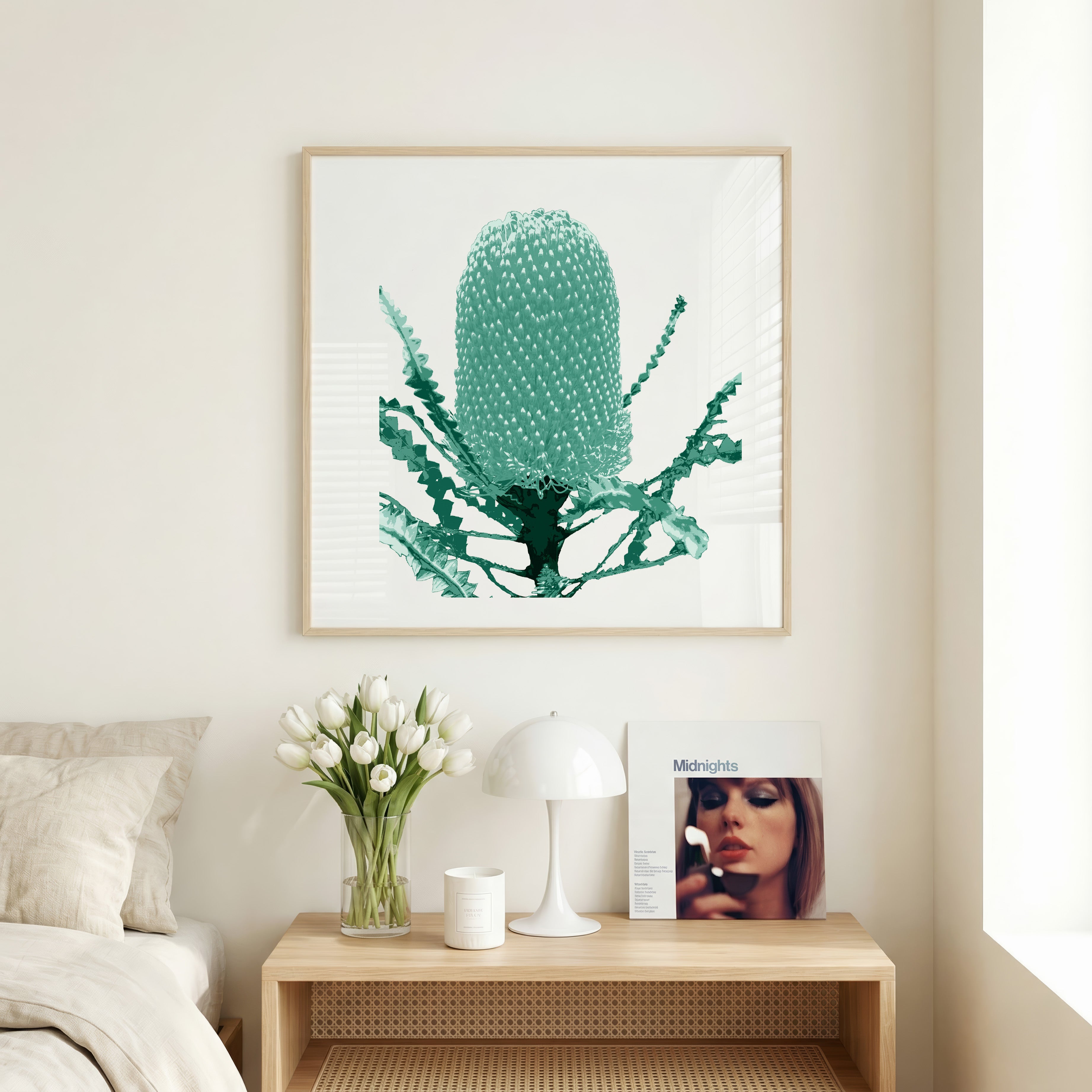 Banksia (Mineral Sage) Print