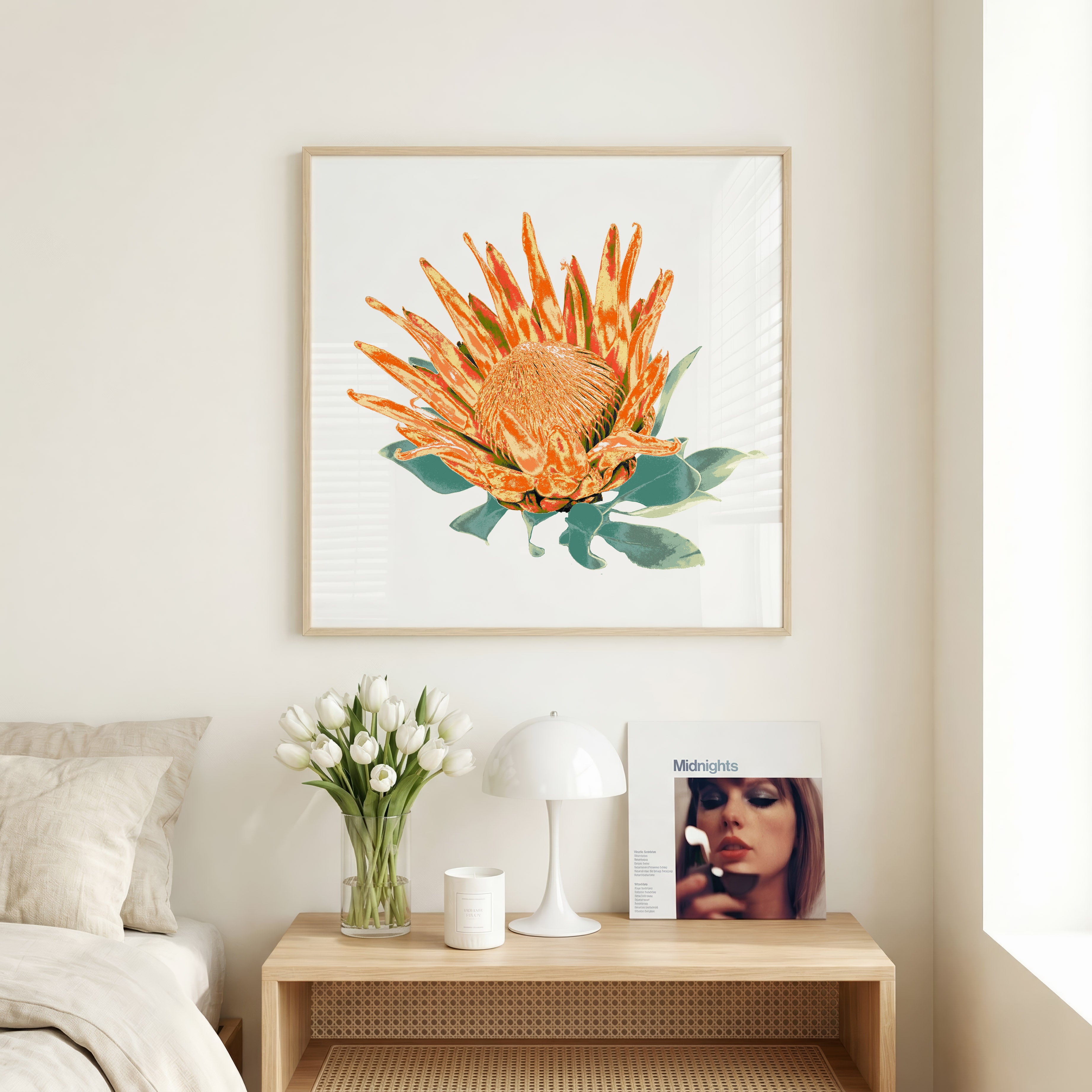 Protea (Ember Glow) Print