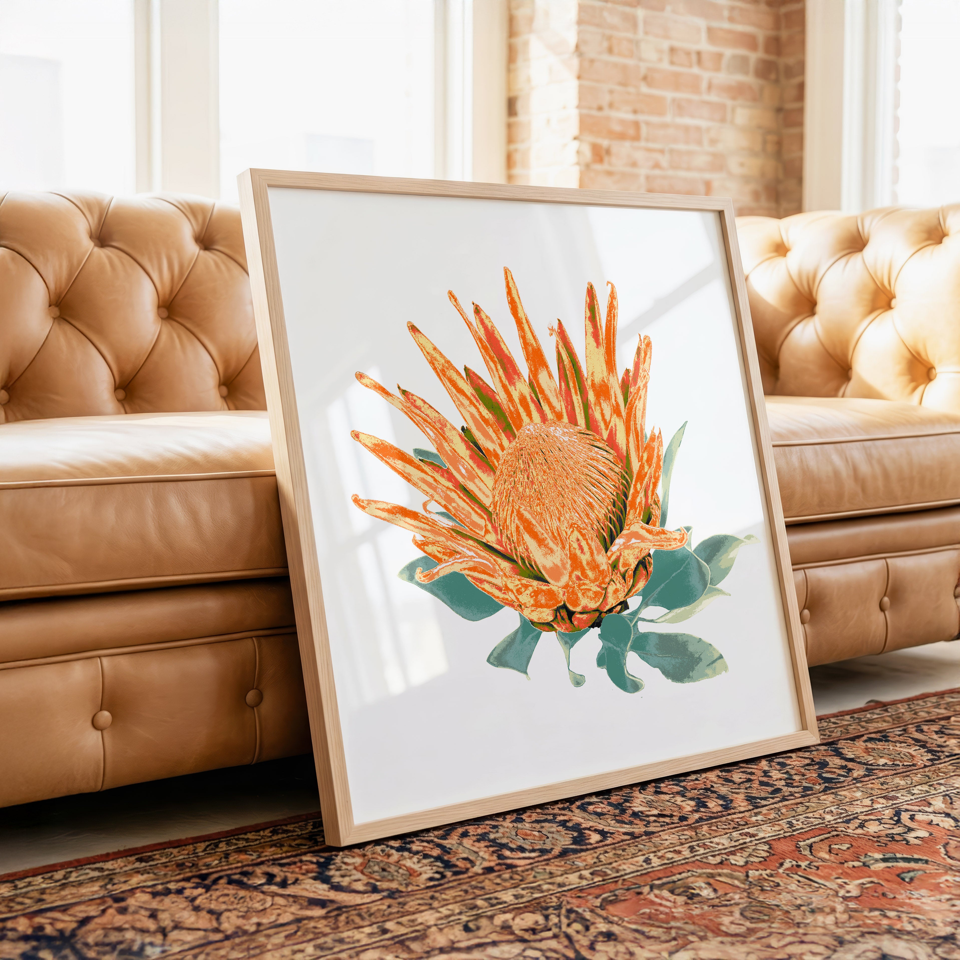 Protea (Ember Glow) Print