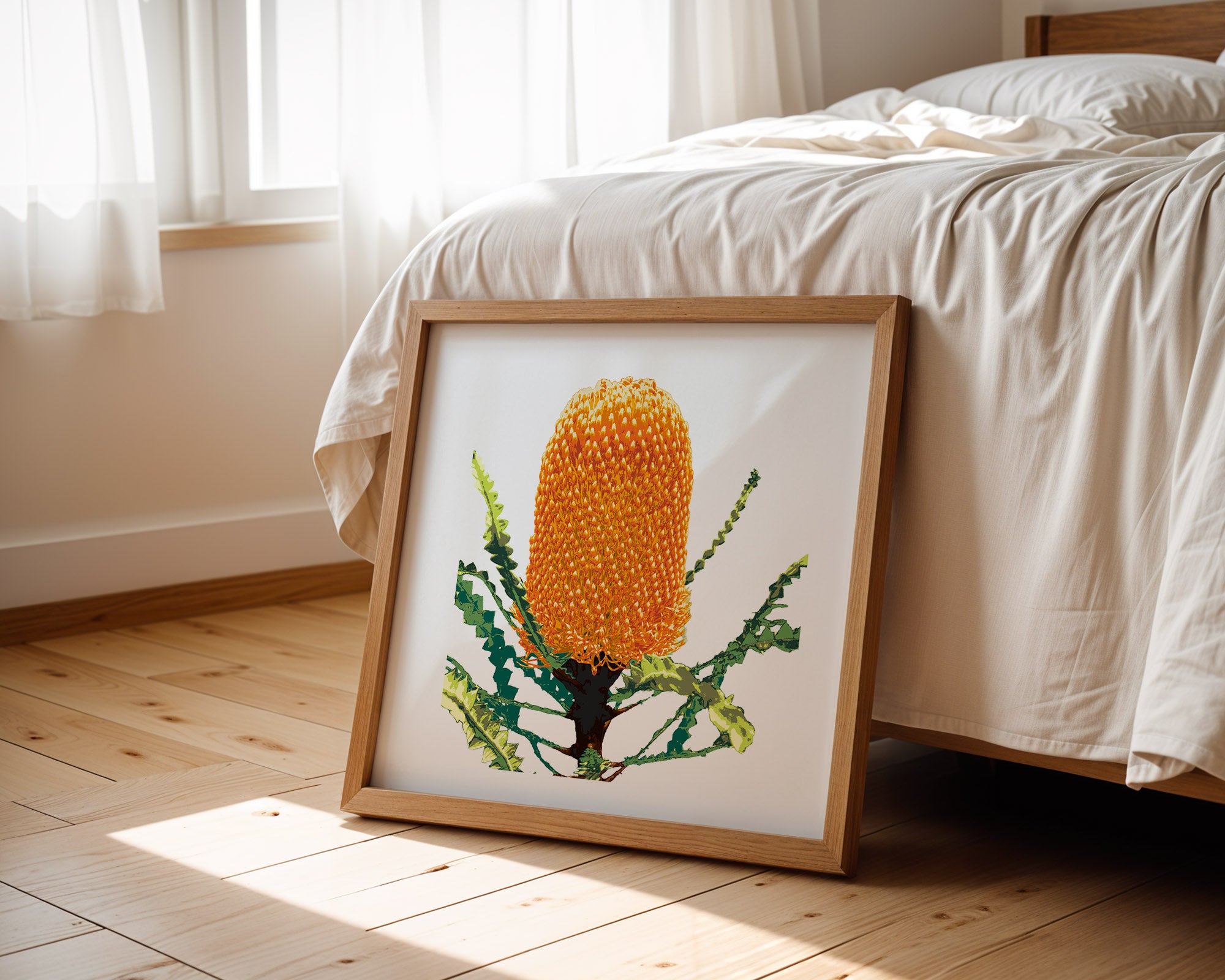 Banksia (Sunset Flame) Print