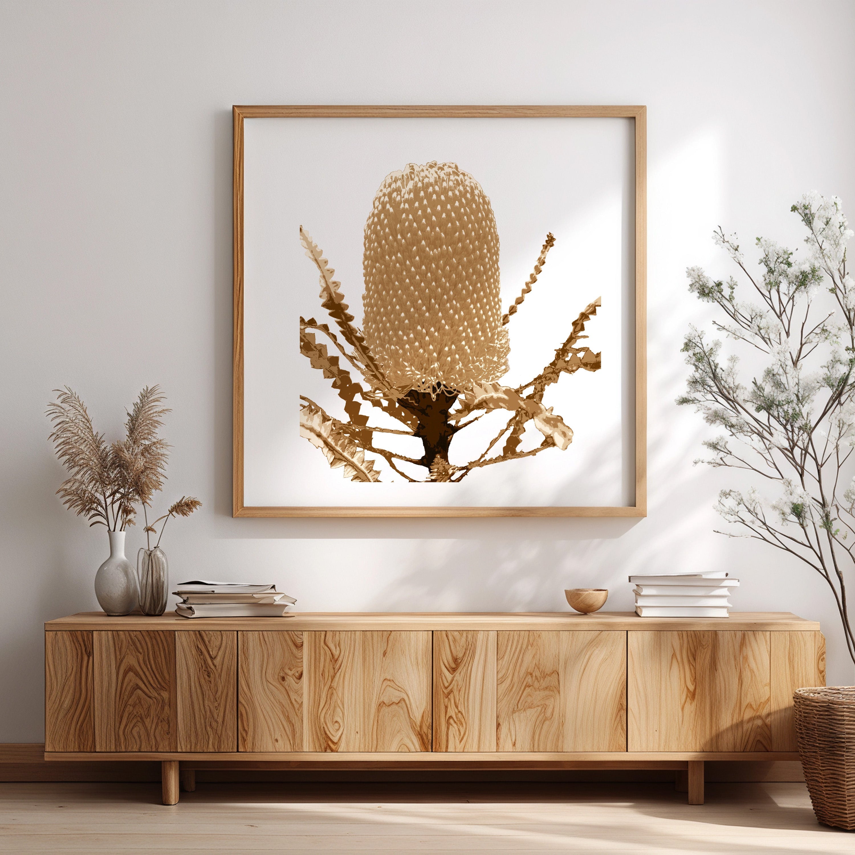 Banksia (Warm Earth) Print