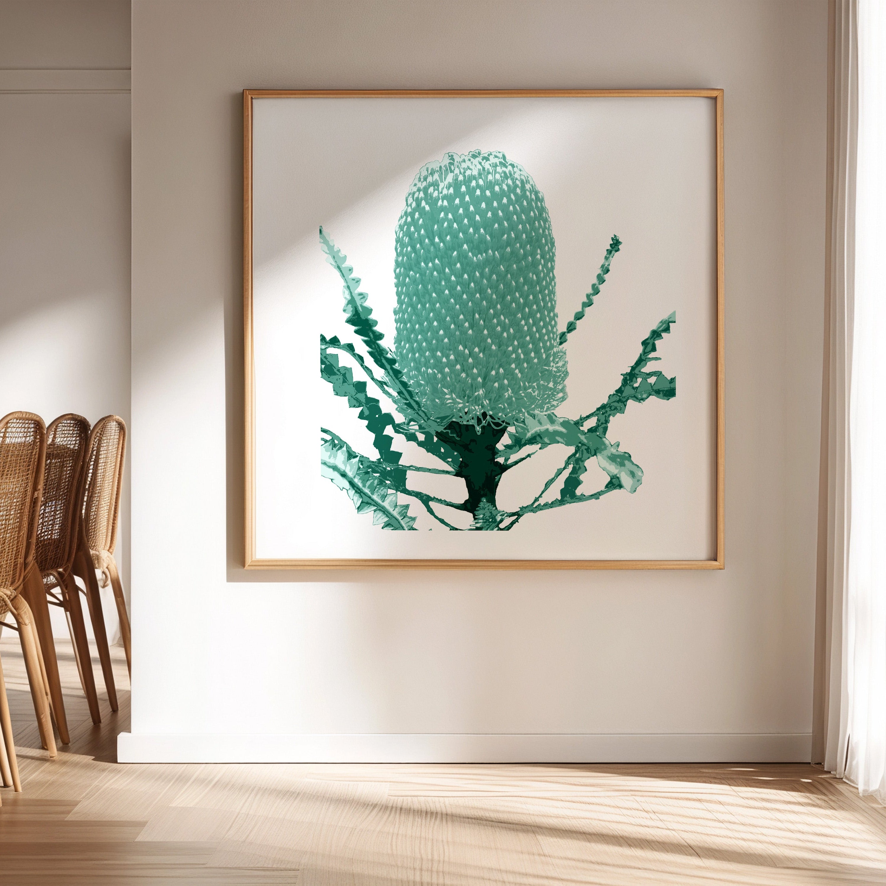 Banksia (Mineral Sage) Print