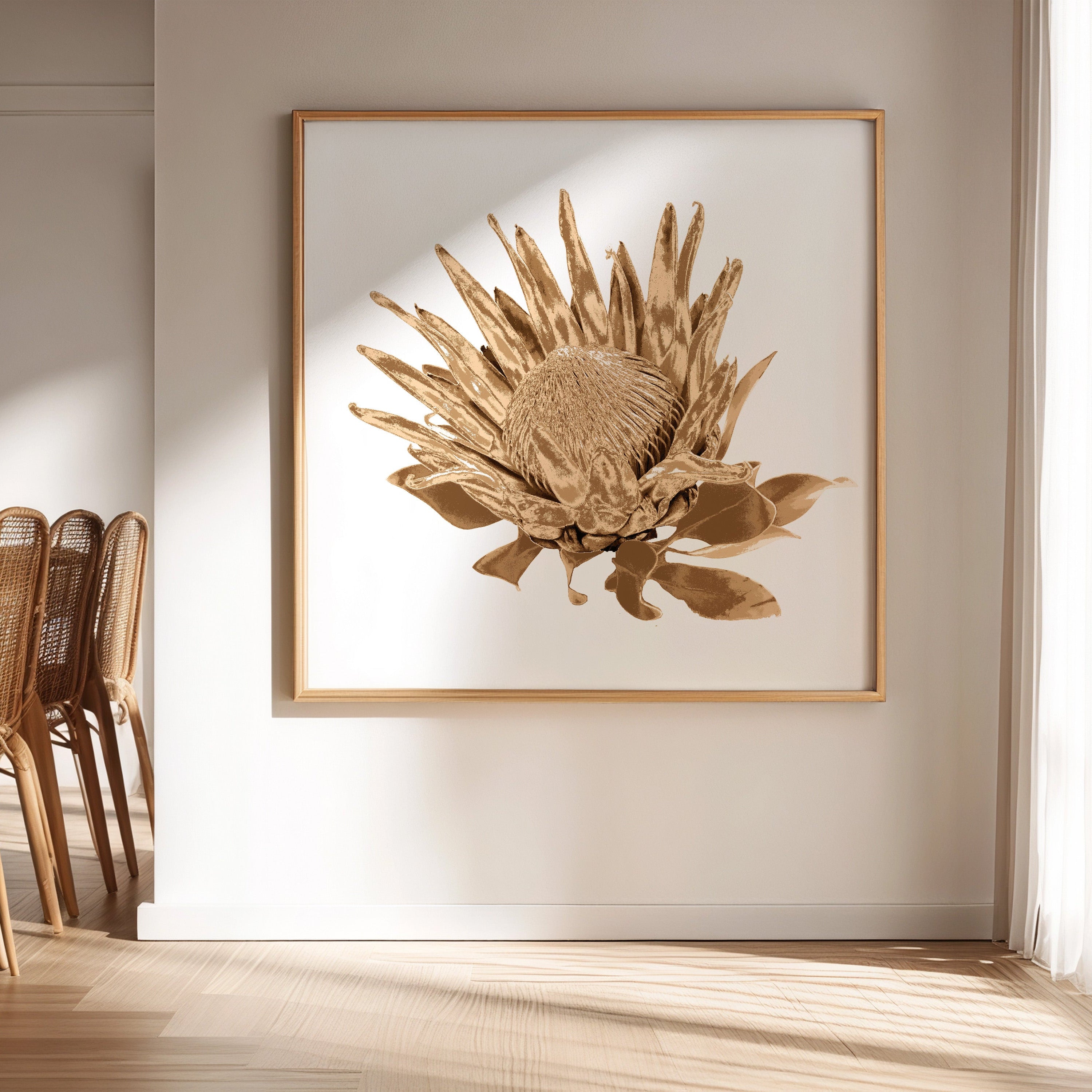 Protea (Warm Earth) Print