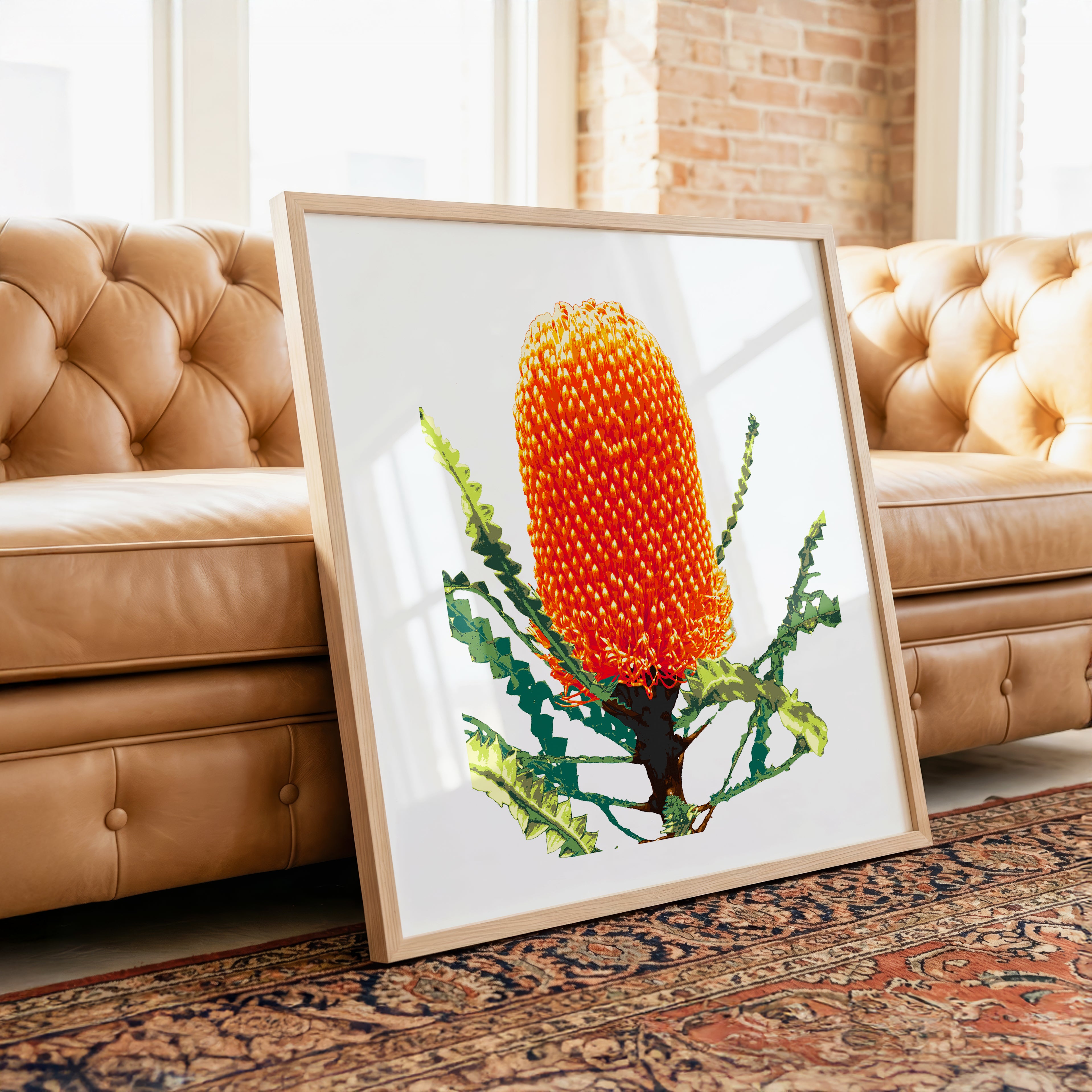 Banksia (Burnt Ember) Print