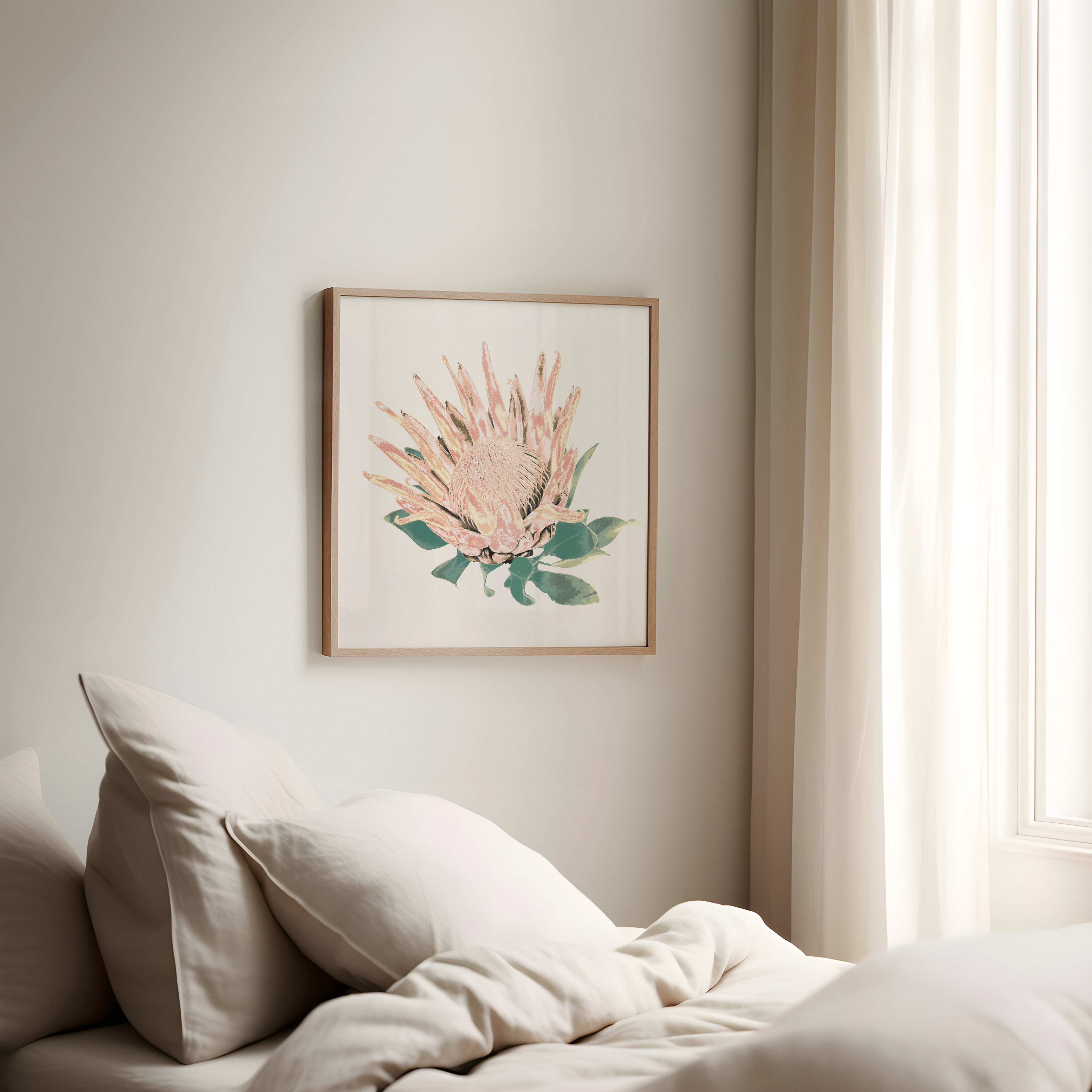Protea (Blush Dusk) Print