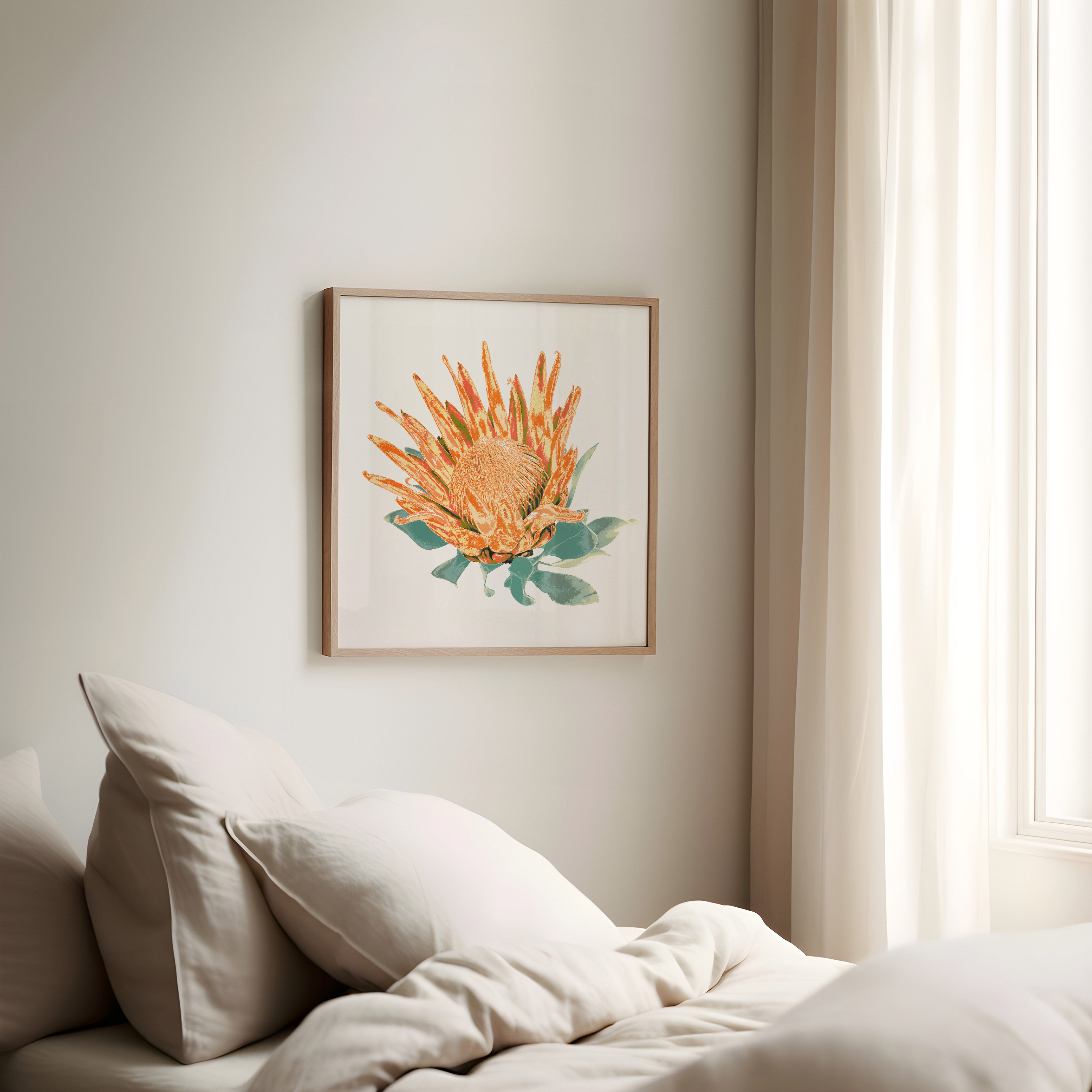 Protea (Ember Glow) Print
