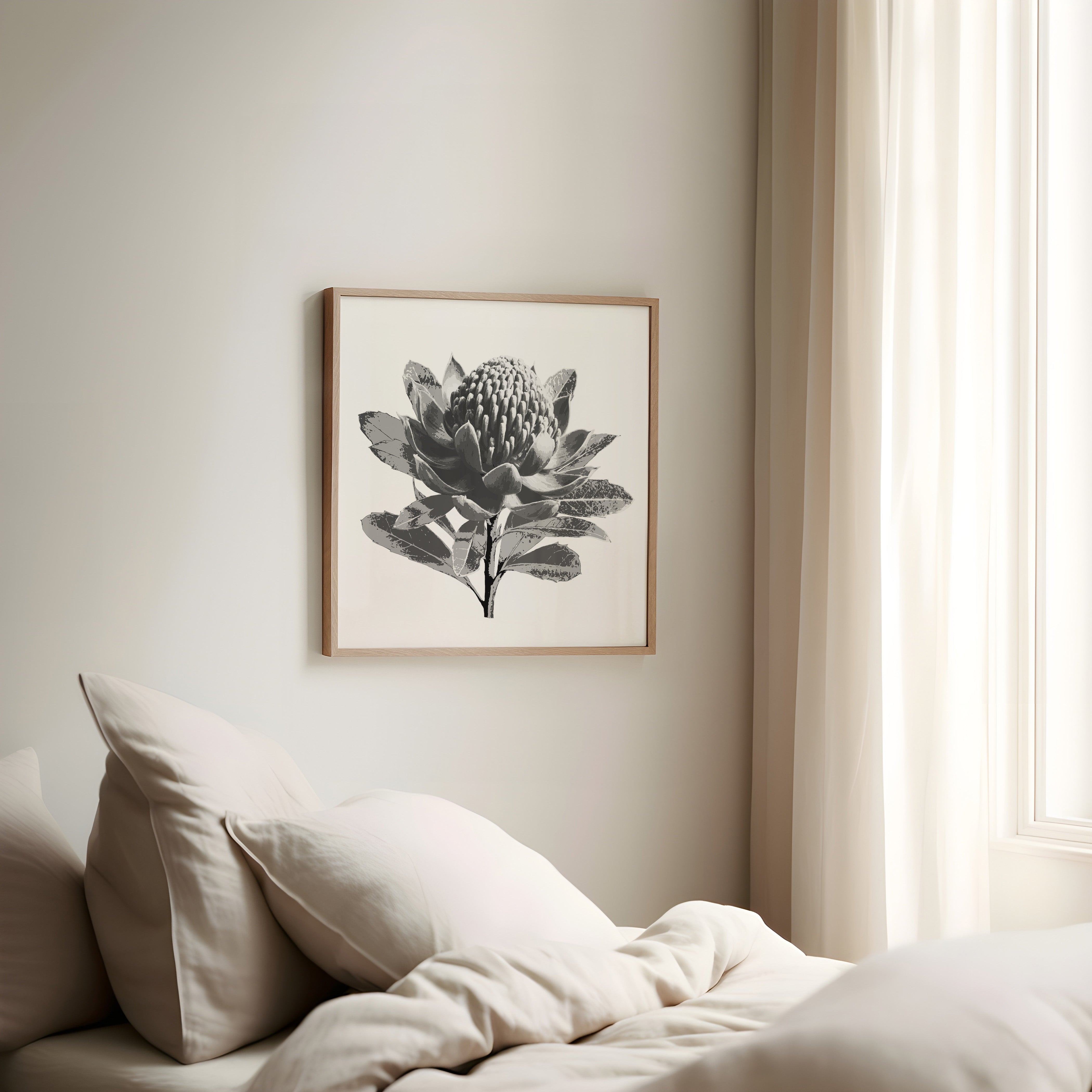 Waratah (Tonal Edition) Print
