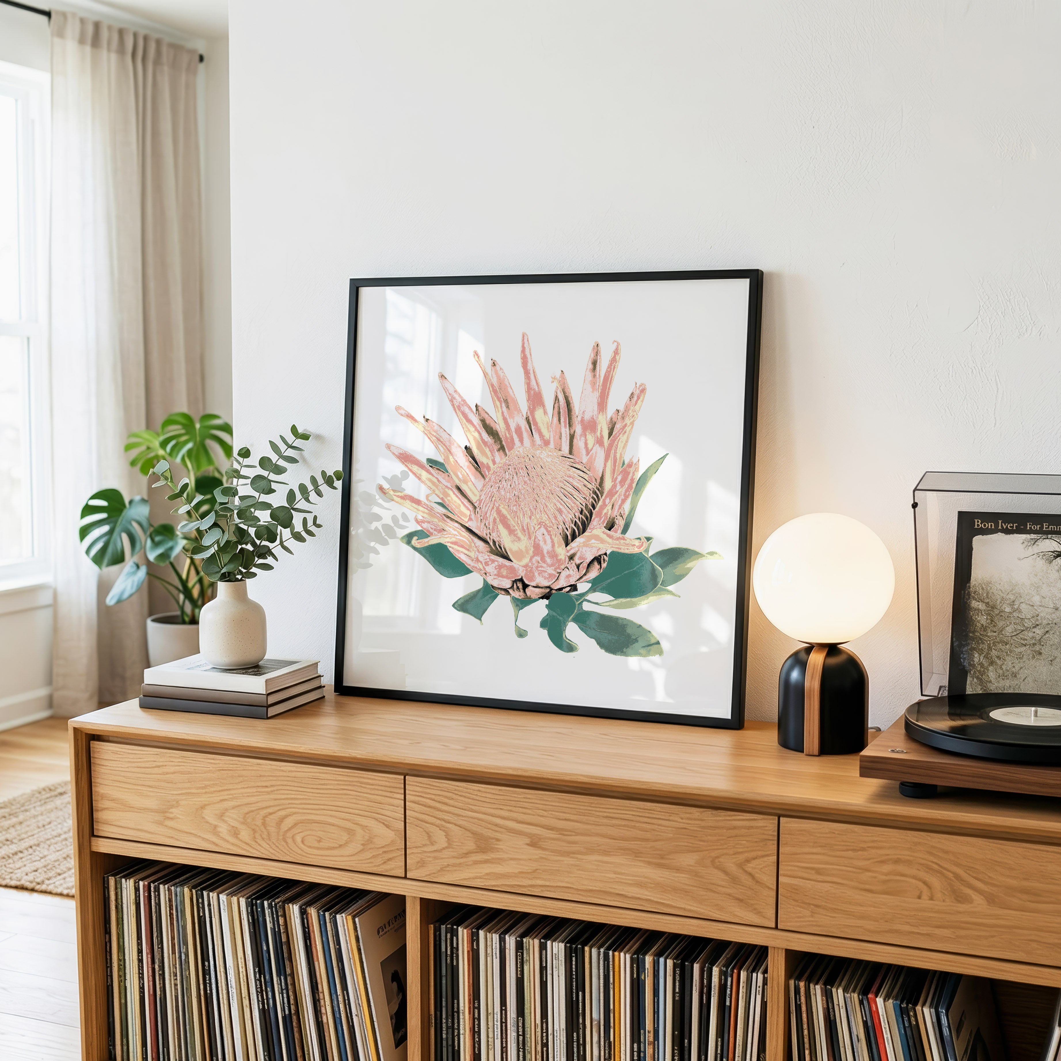 Protea (Blush Dusk) Print