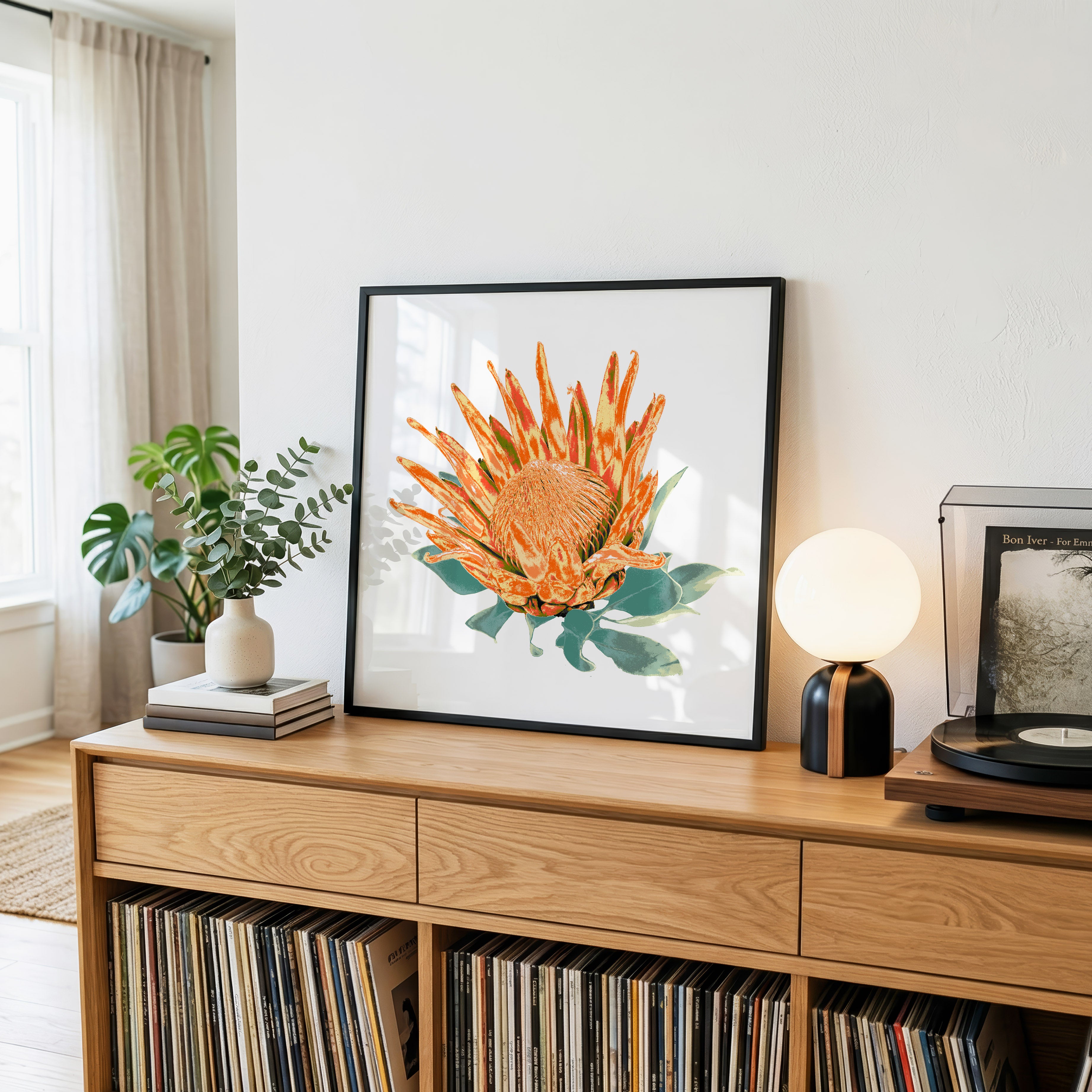 Protea (Ember Glow) Print