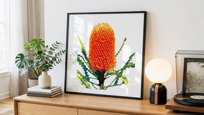 Banksia (Burnt Ember) Print