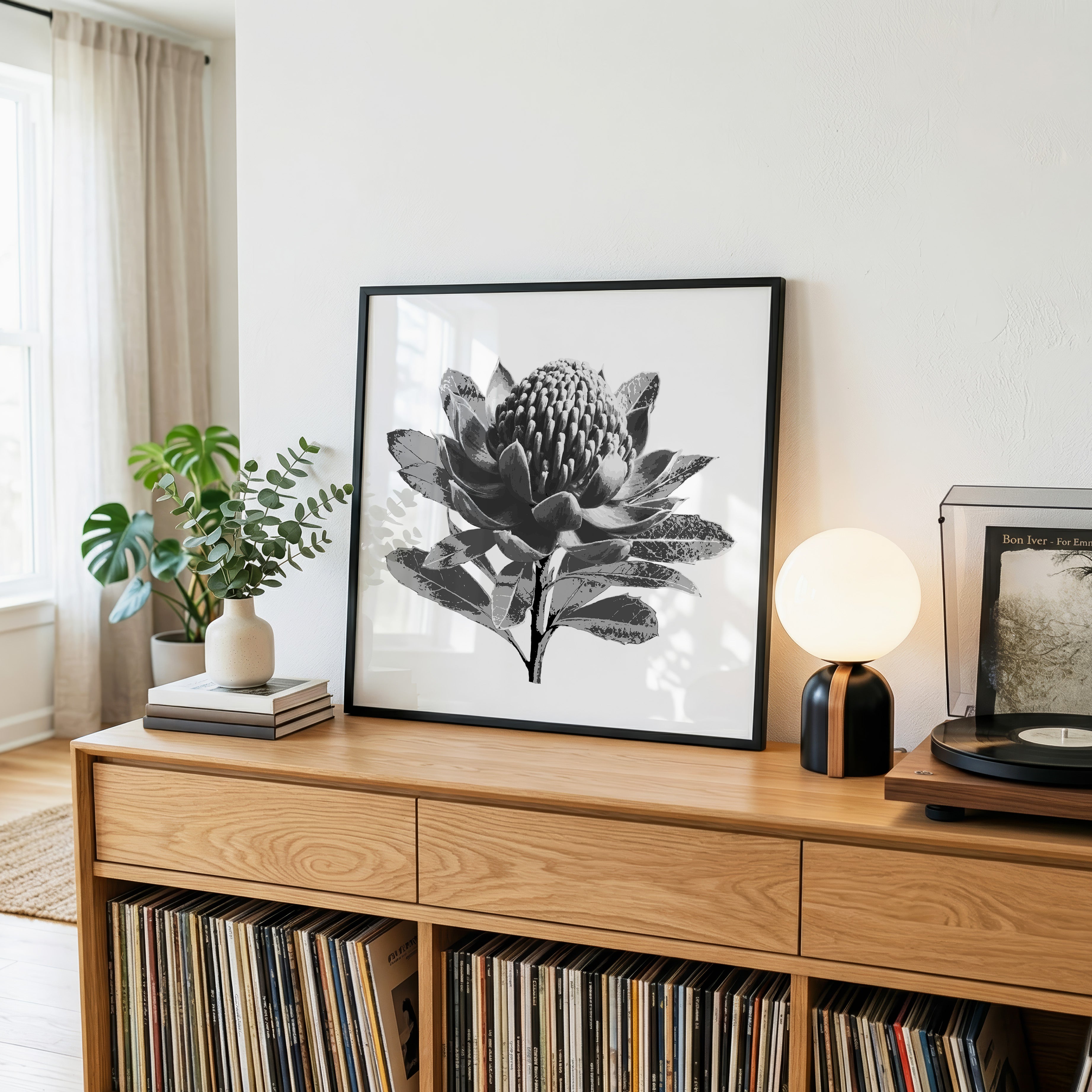 Waratah (Tonal Edition) Print