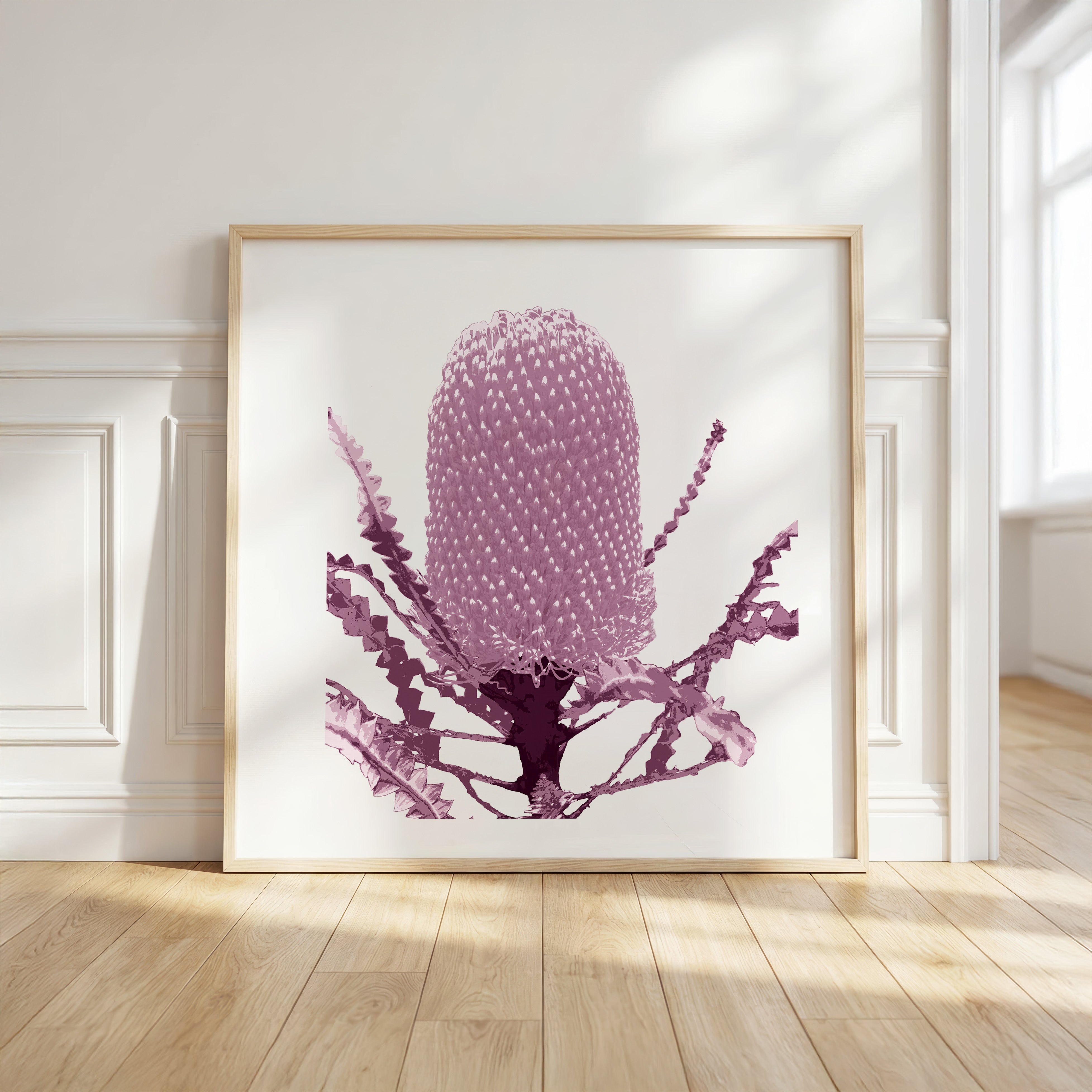 Banksia (Dusty Plum) Print