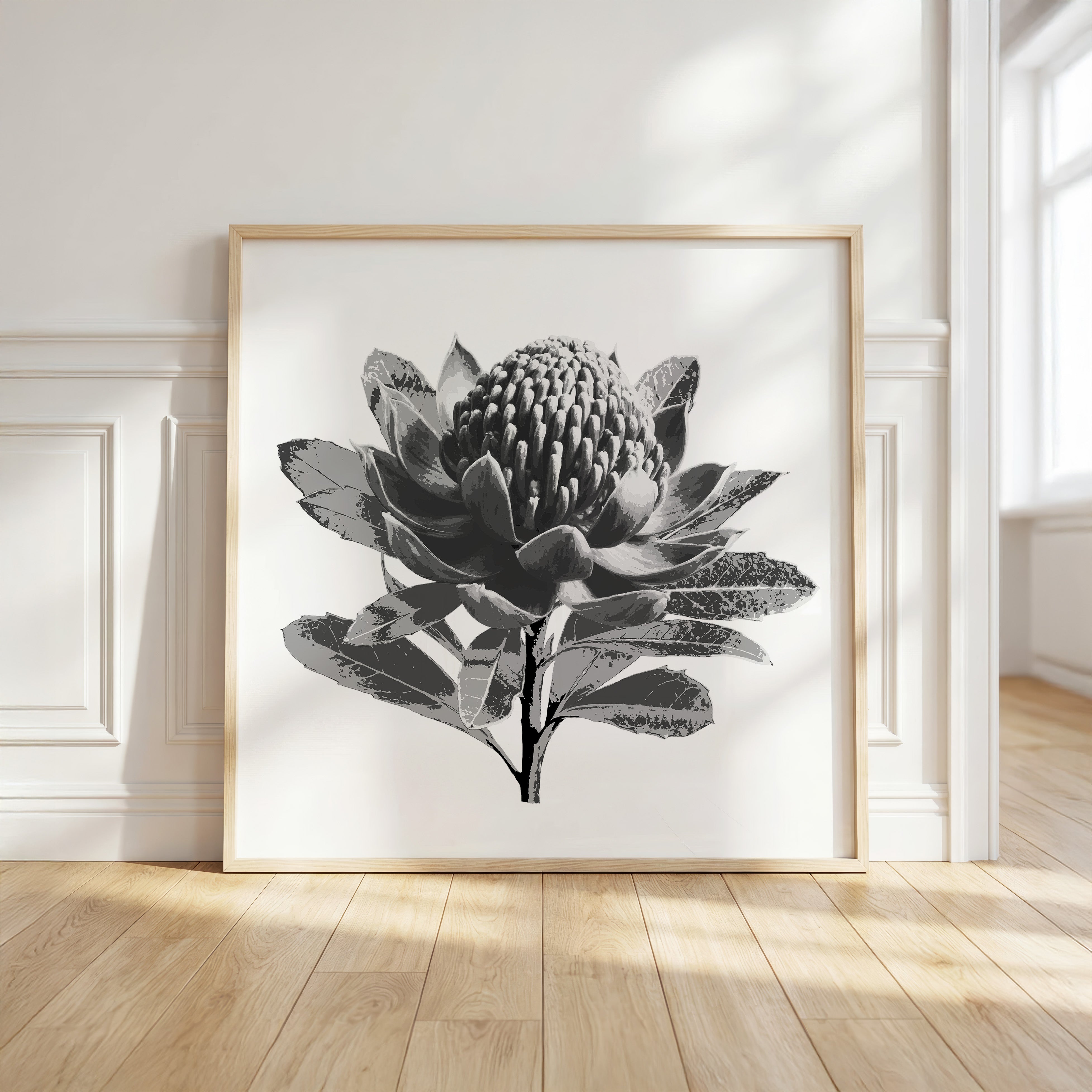 Waratah (Tonal Edition) Print