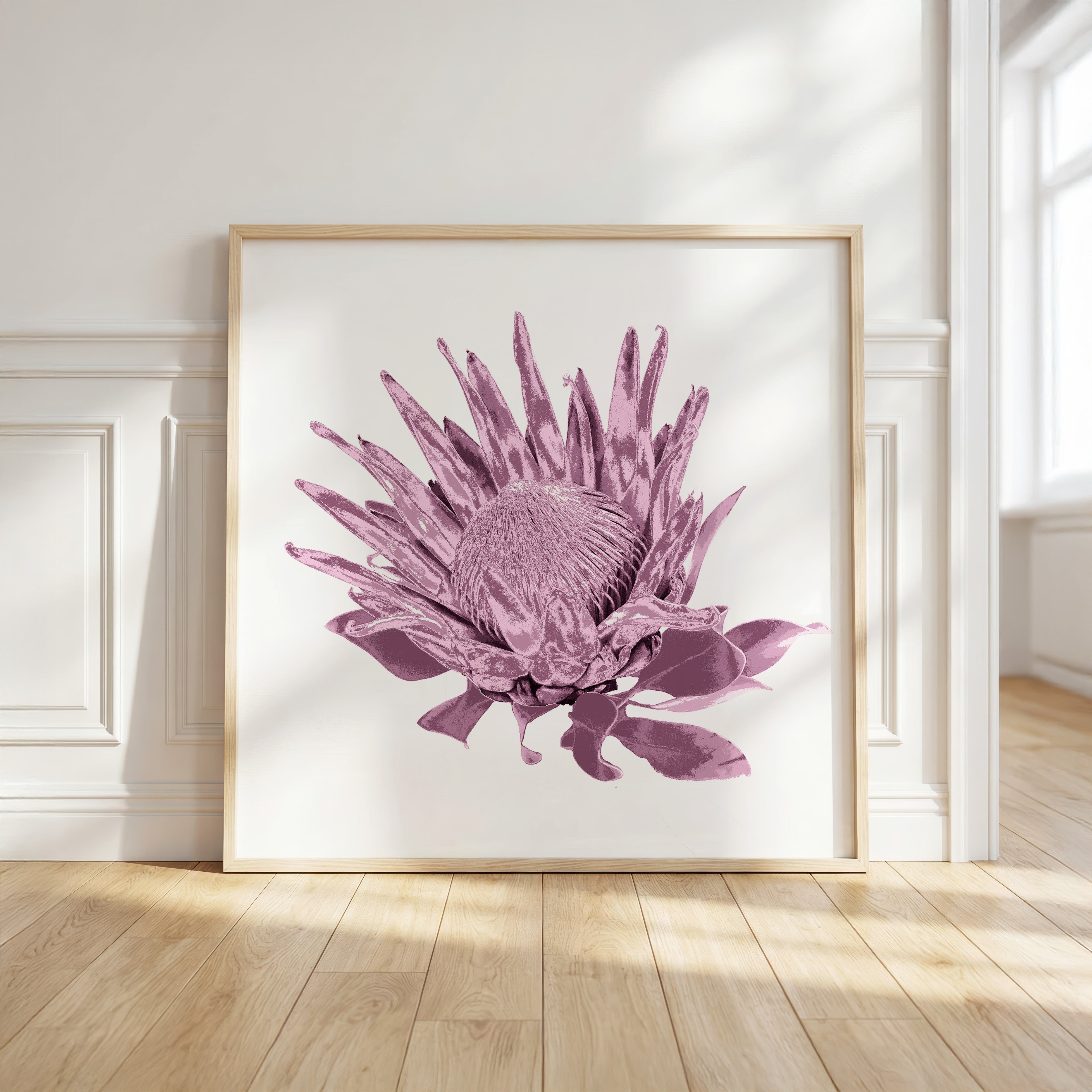 Protea (Dusty Plum) Print