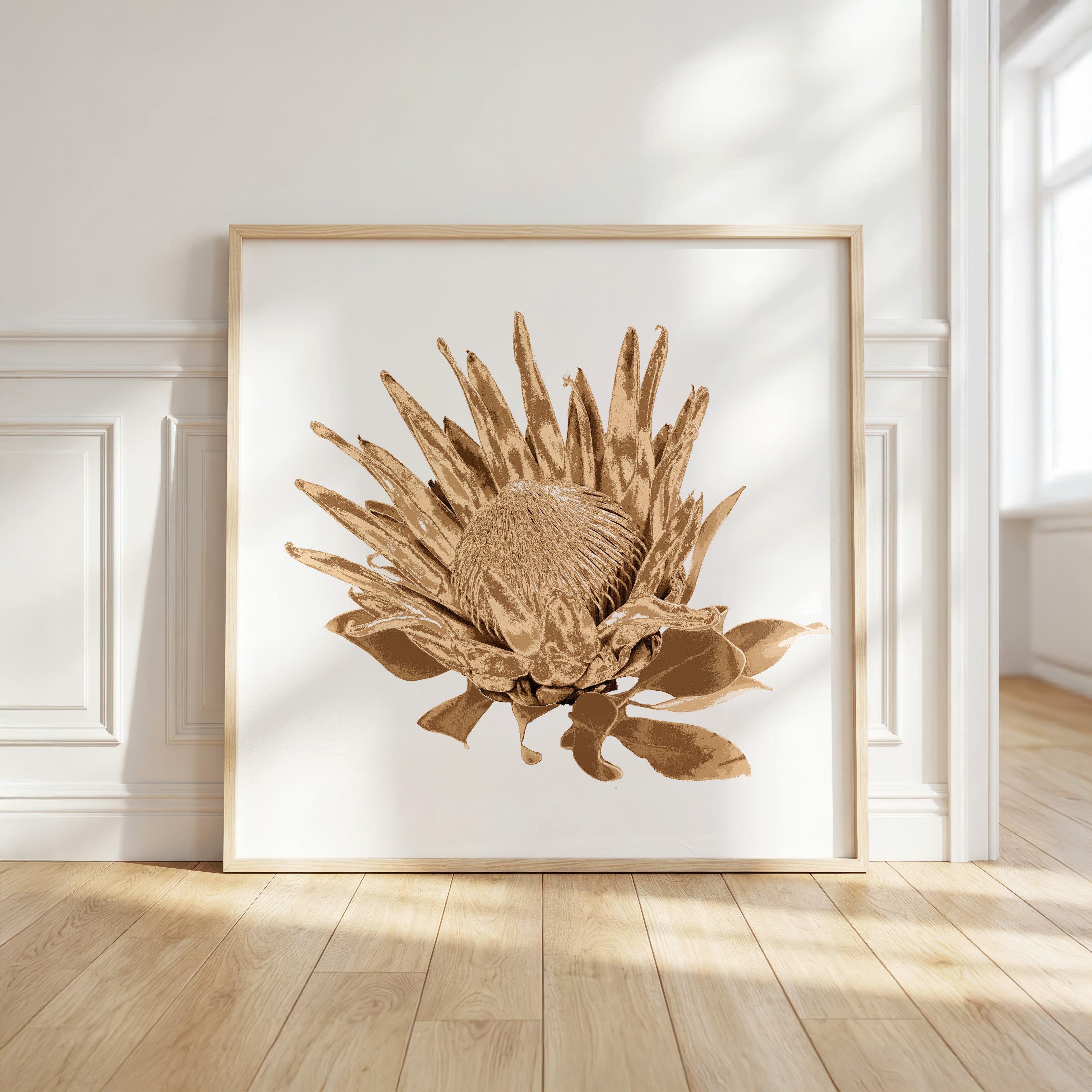 Protea (Warm Earth) Print