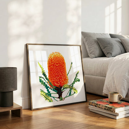 Banksia (Burnt Ember) Print