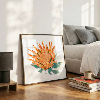 Protea (Ember Glow) Print