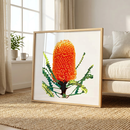 Banksia (Burnt Ember) Print