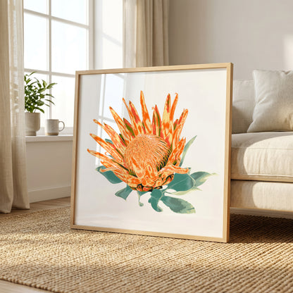 Protea (Ember Glow) Print