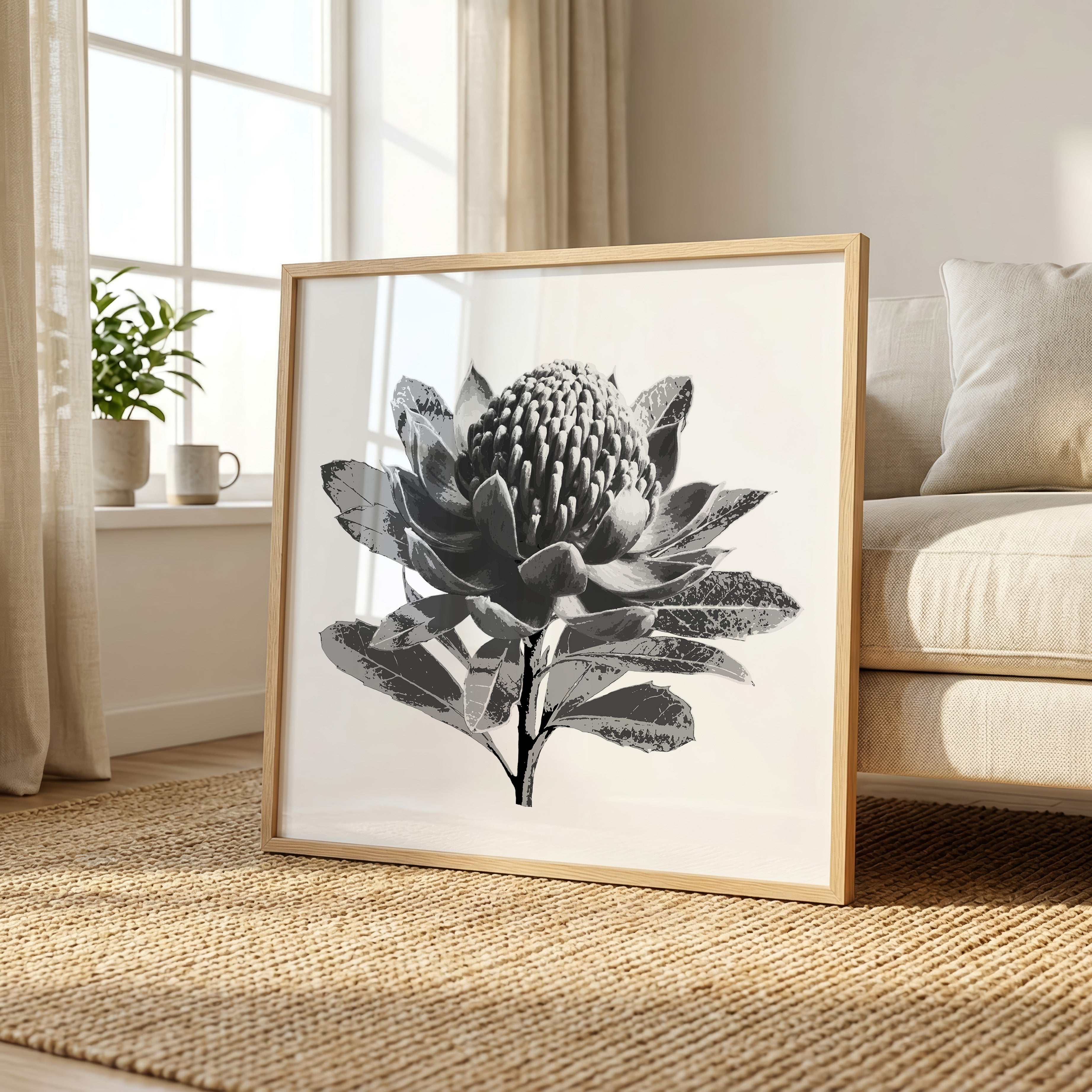 Waratah (Tonal Edition) Print