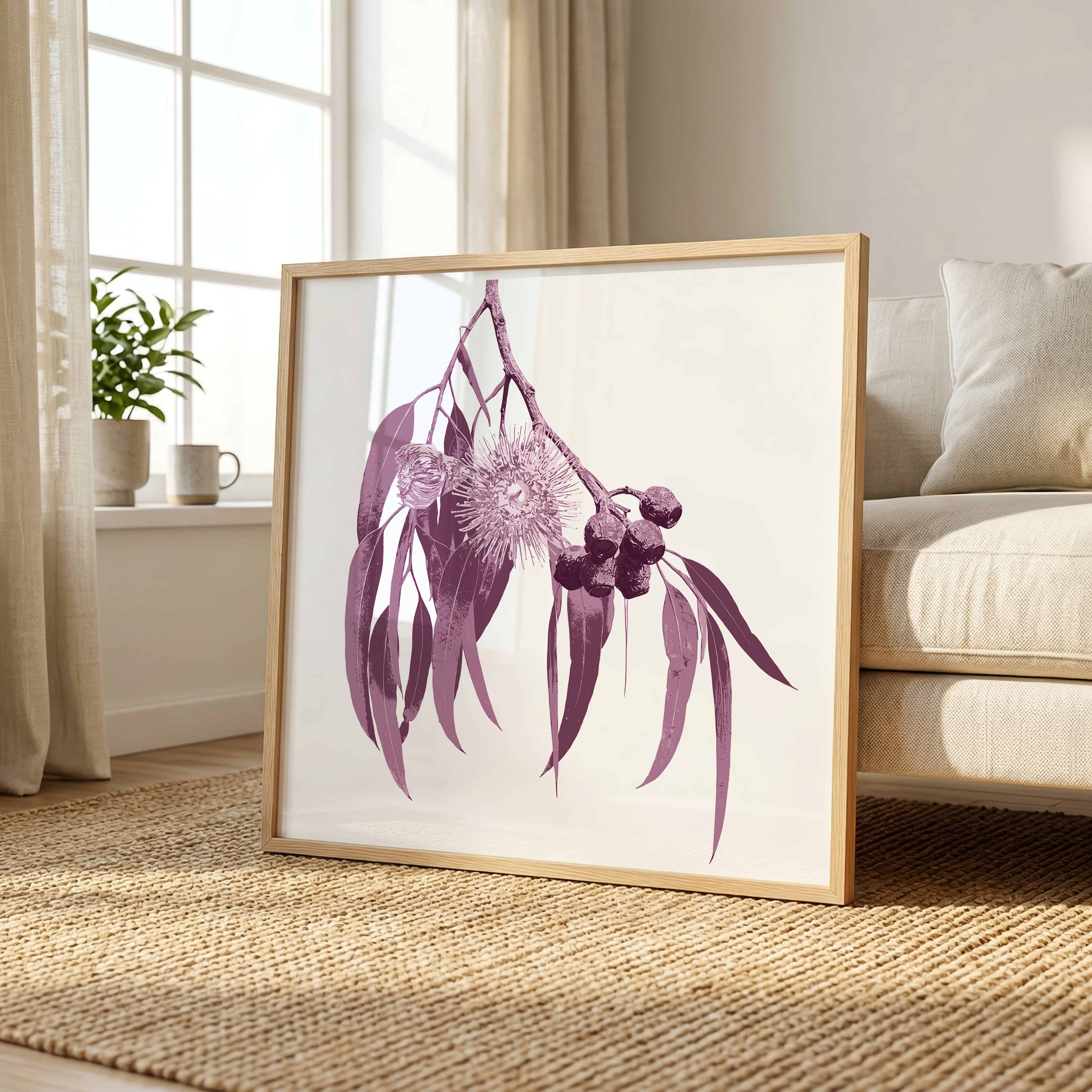 Eucalypt (Dusty Plum) Print