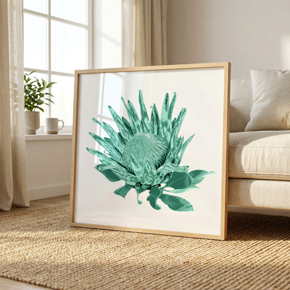 Protea (Mineral Sage) Print