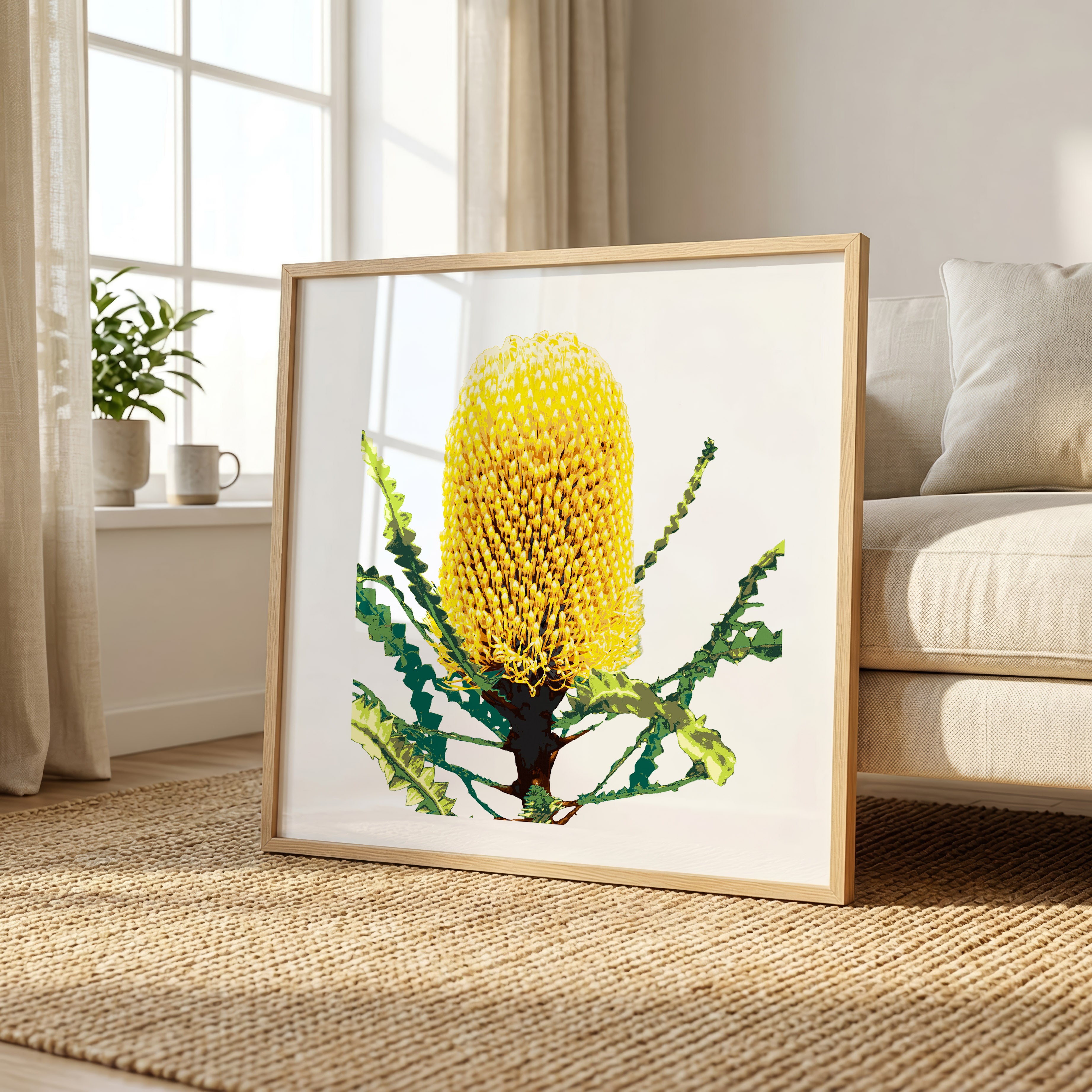 Banksia (Coastal Gold) Print