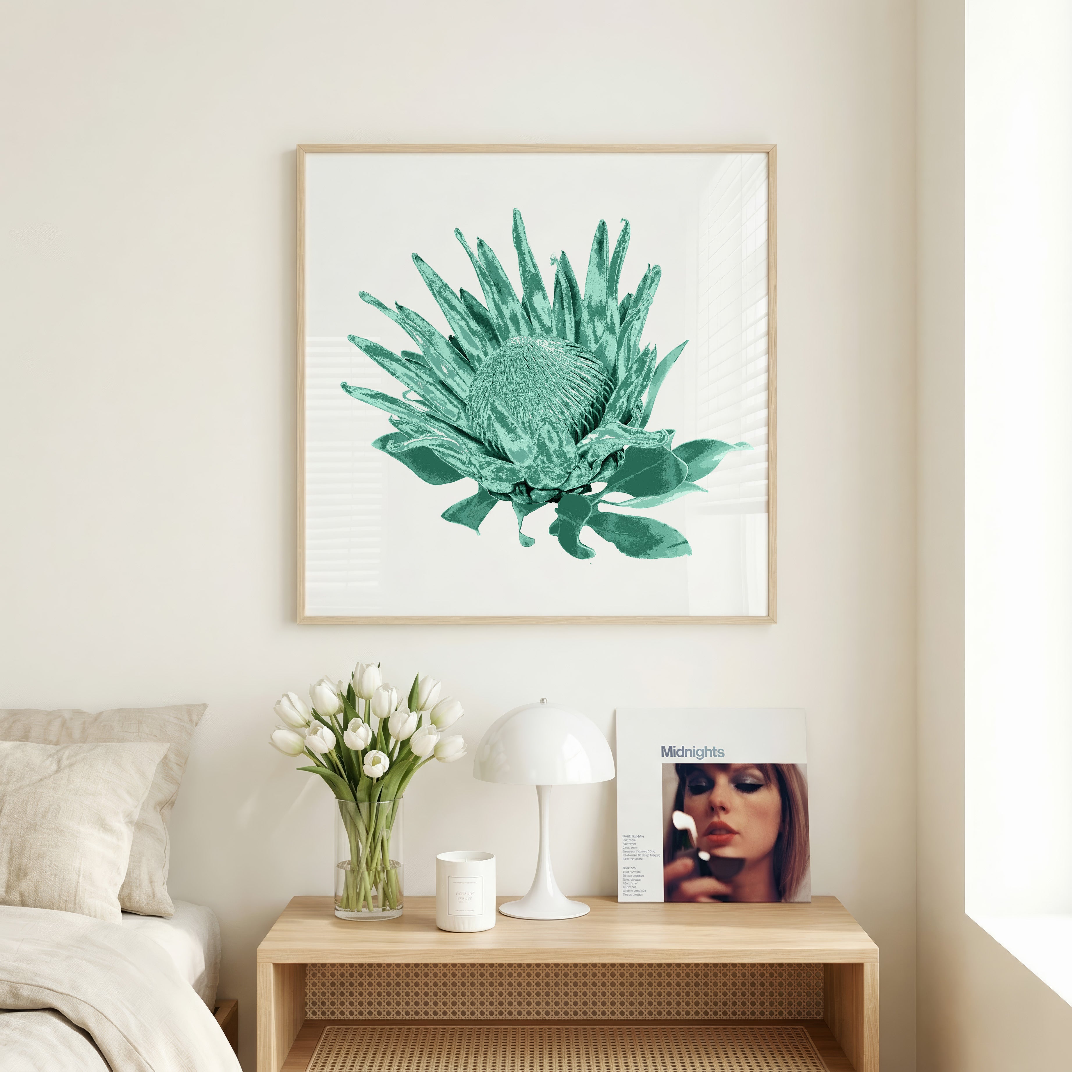 Protea (Mineral Sage) Print