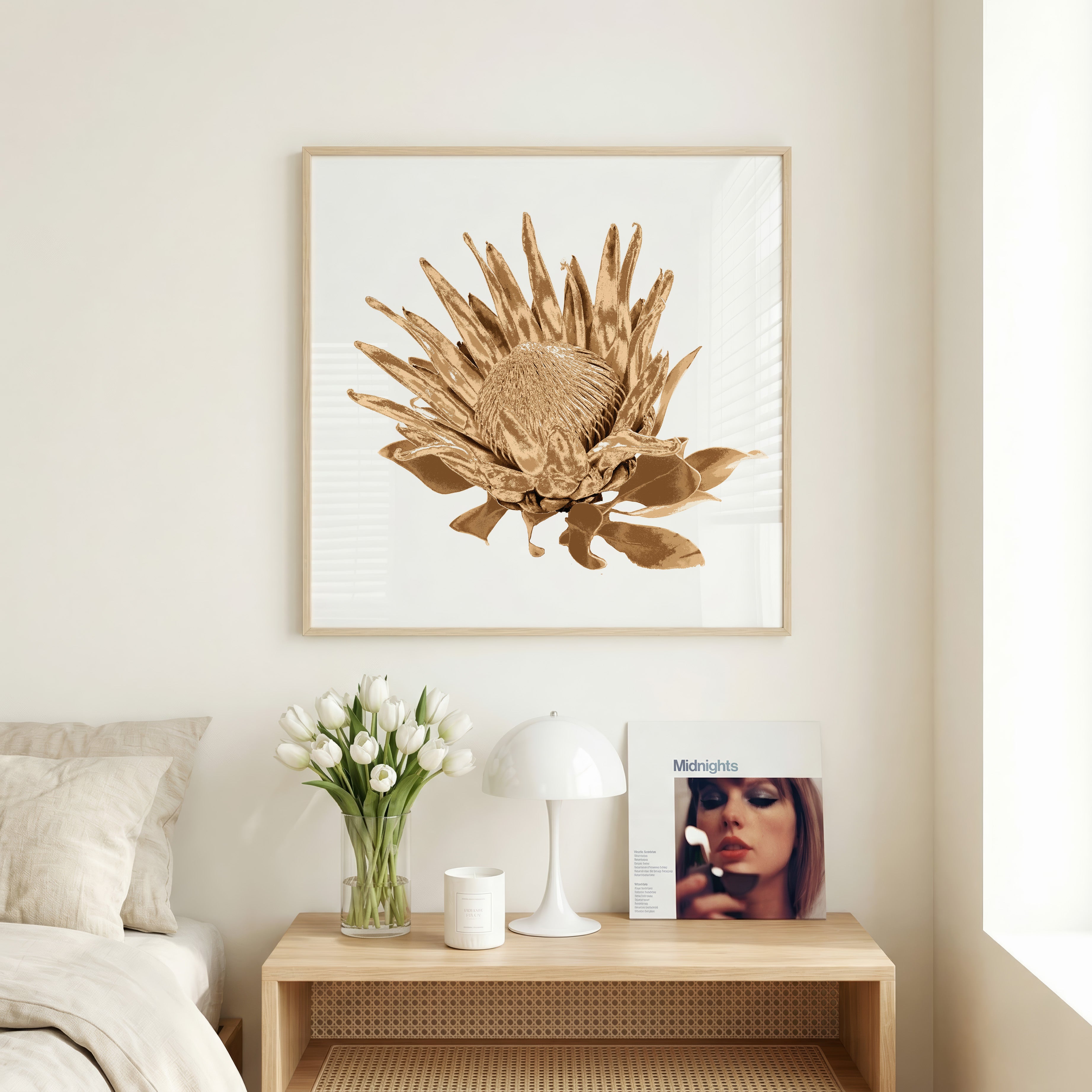 Protea (Warm Earth) Print