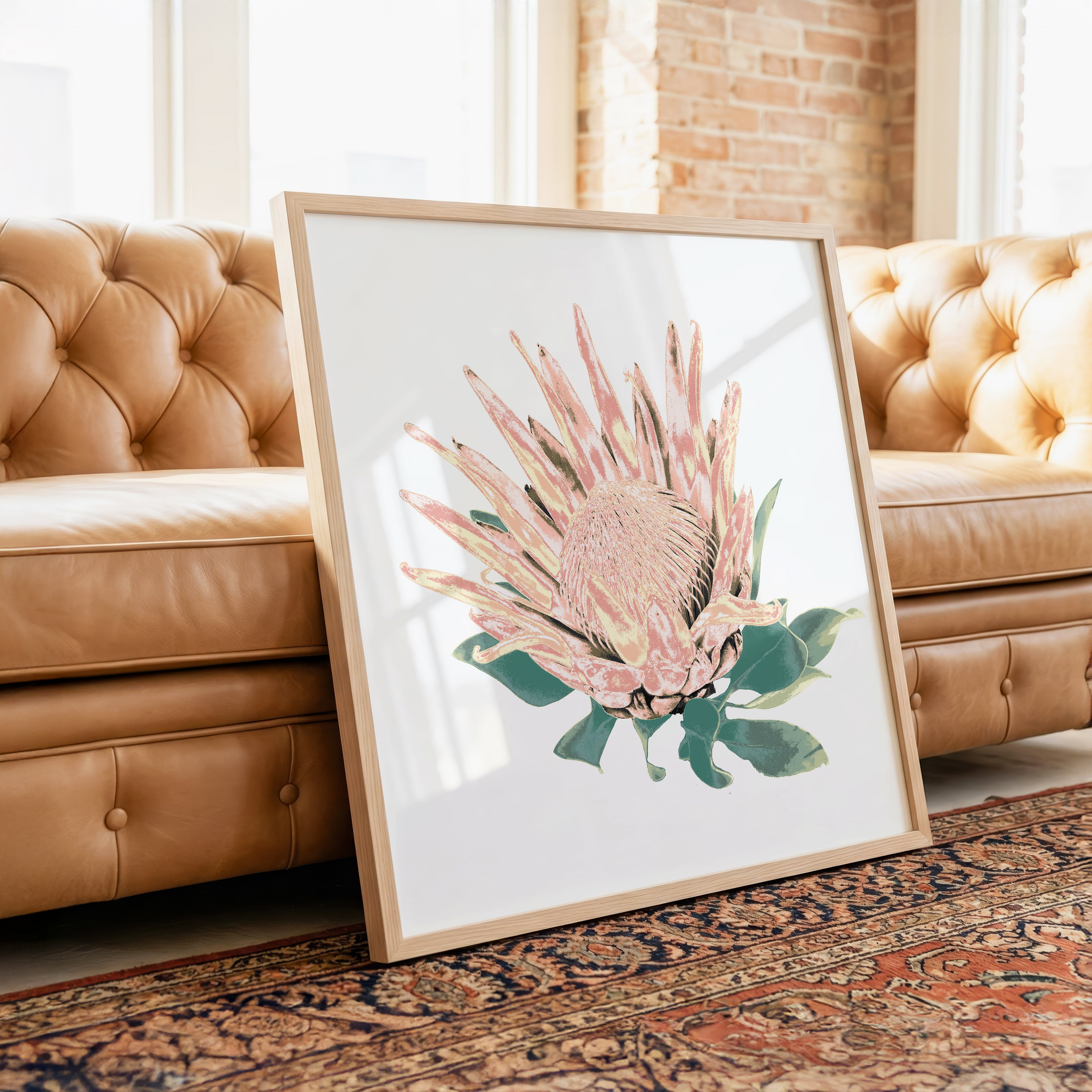 Protea (Blush Dusk) Print