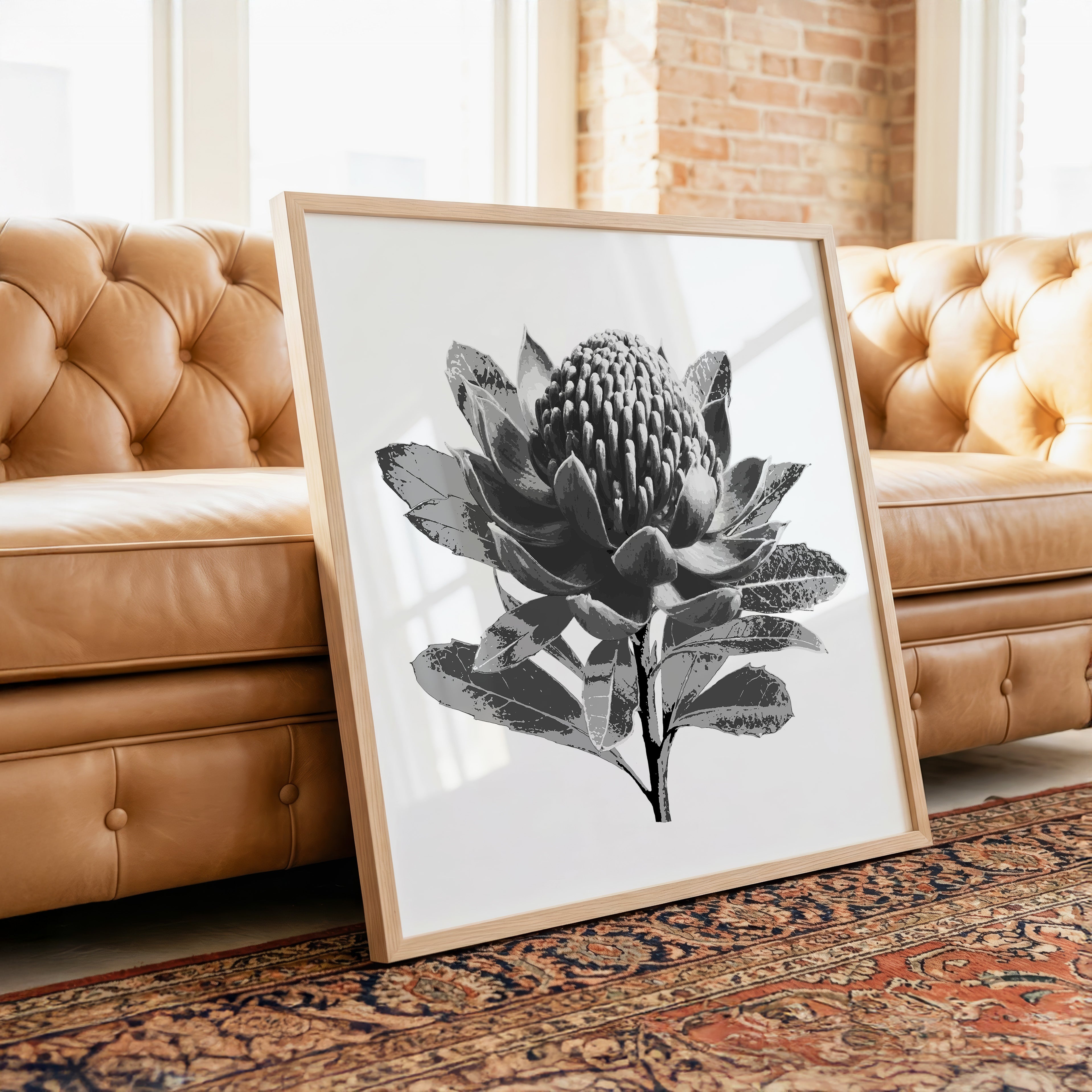 Waratah (Tonal Edition) Print