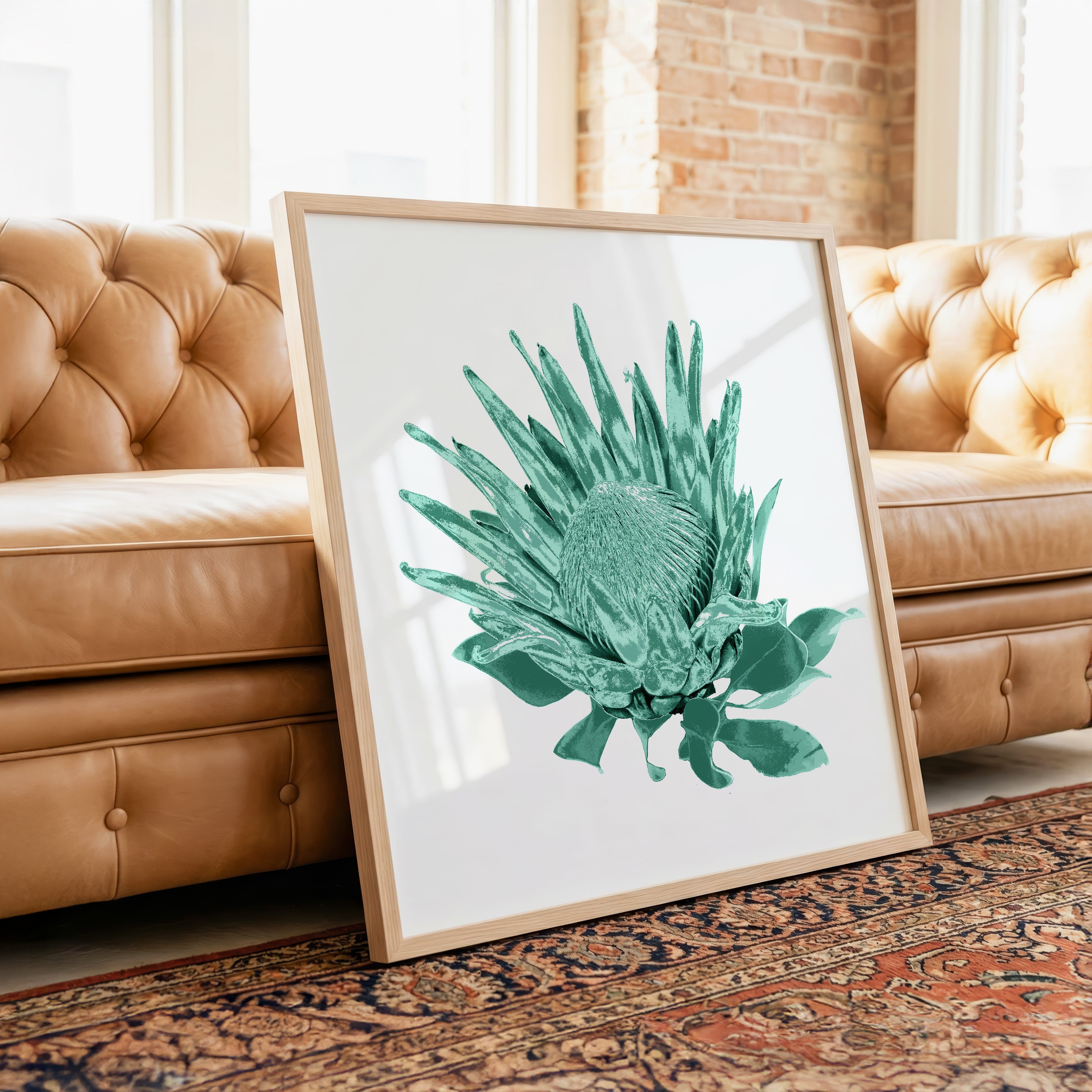 Protea (Mineral Sage) Print