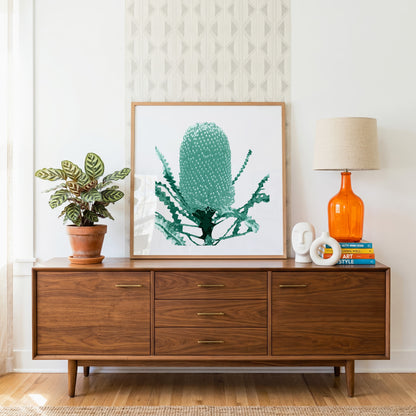 Banksia (Mineral Sage) Print