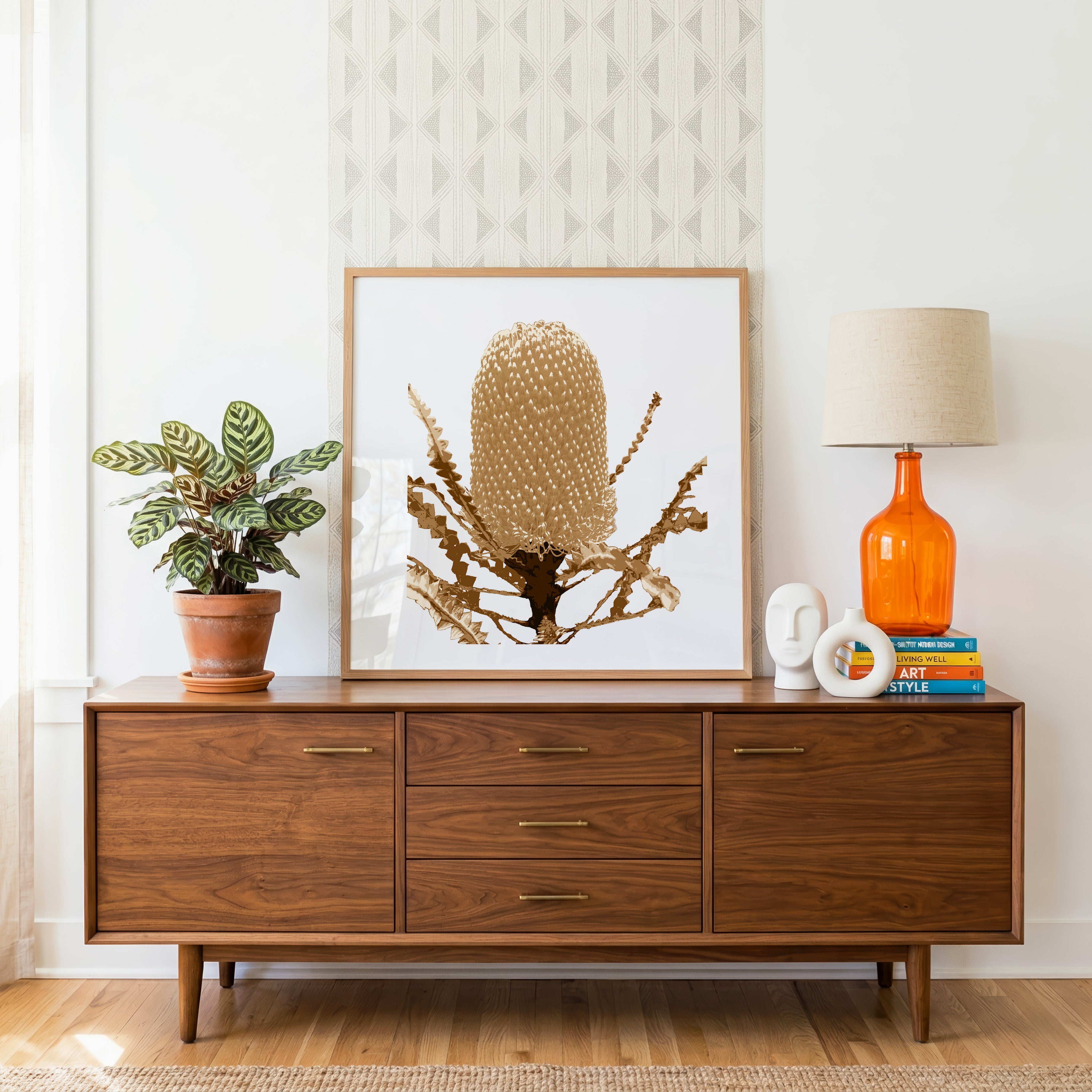 Banksia (Warm Earth) Print
