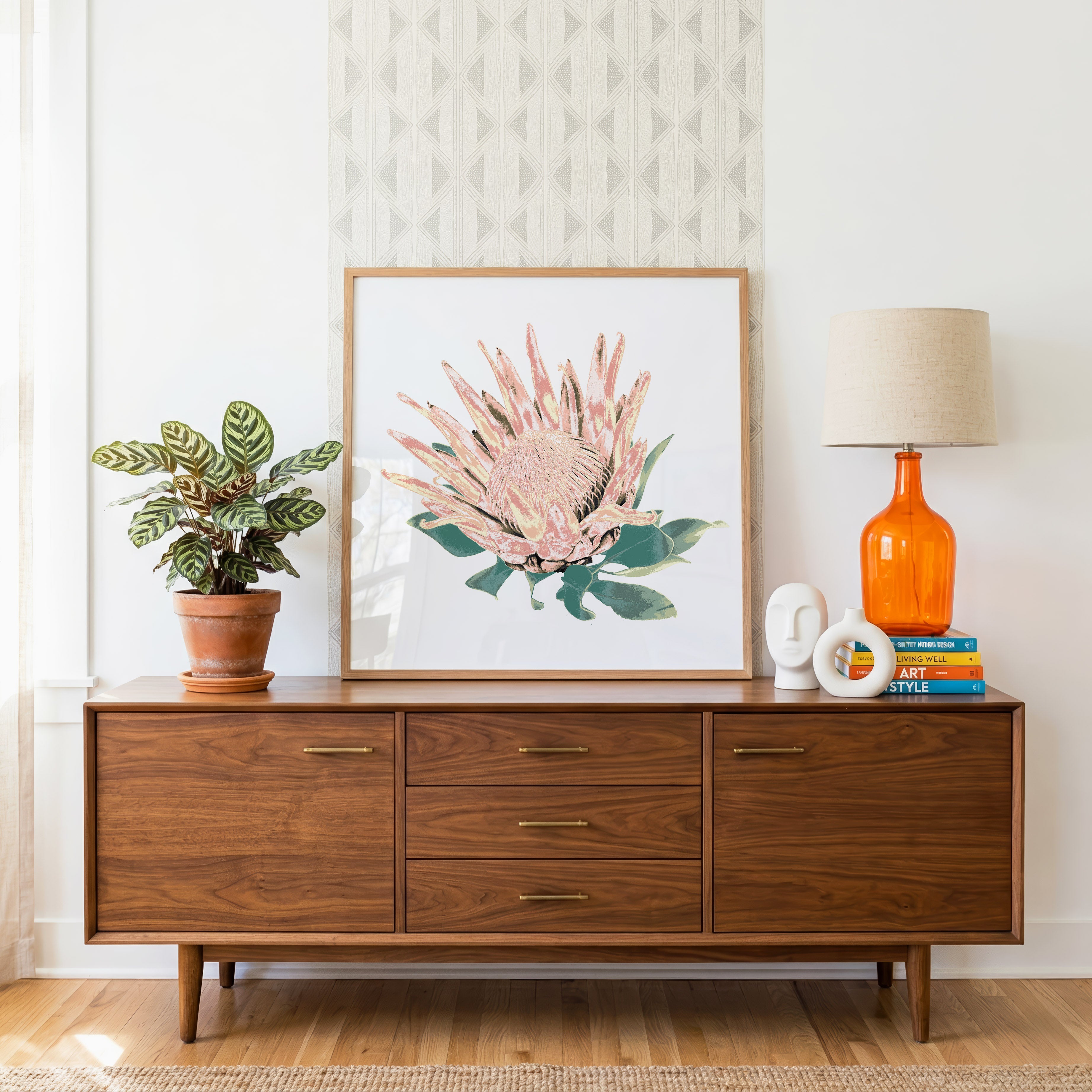 Protea (Blush Dusk) Print