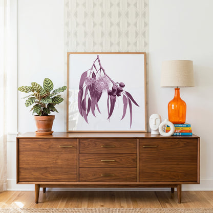 Eucalypt (Dusty Plum) Print