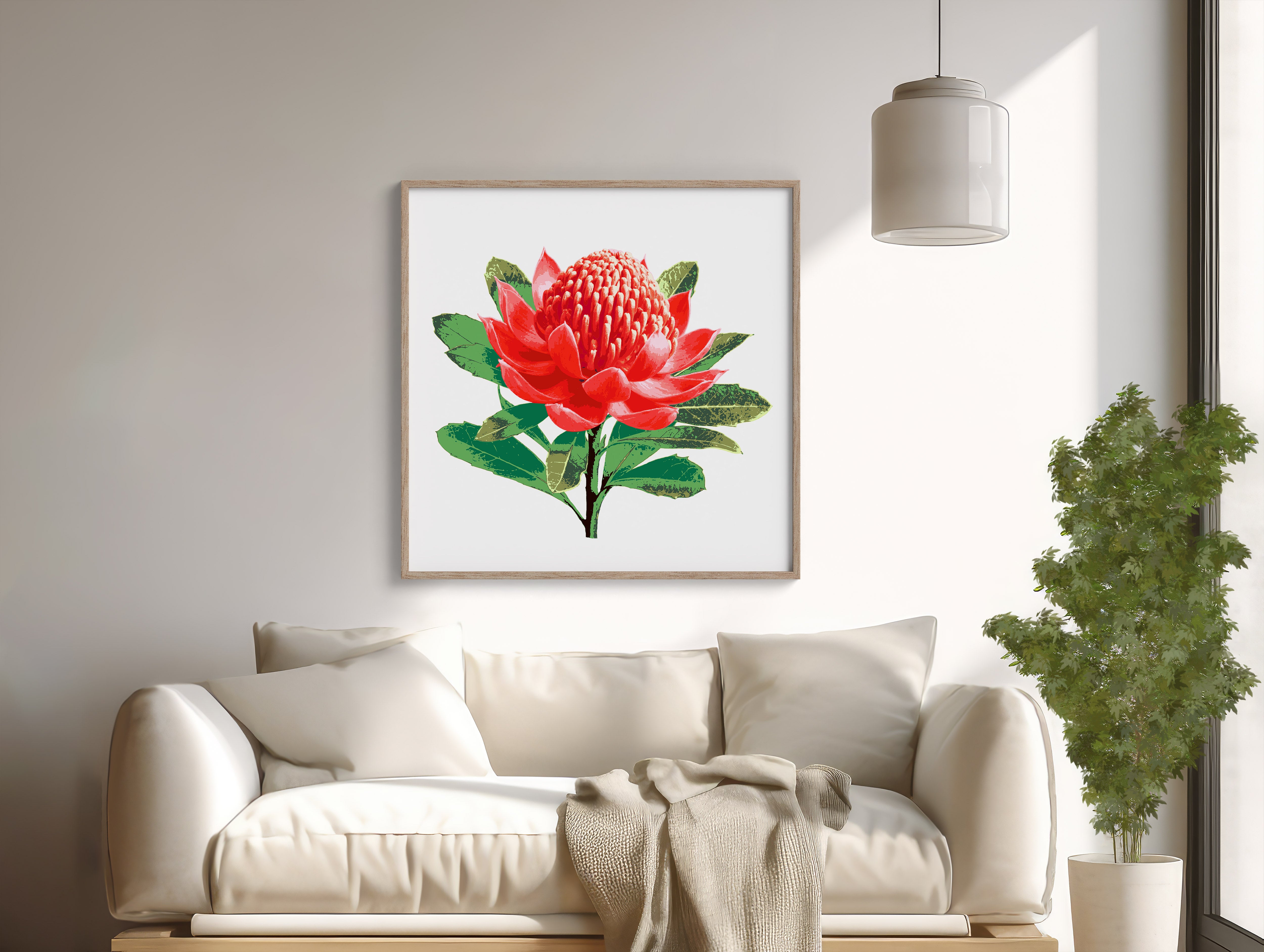 Waratah (Ember Bloom) Print