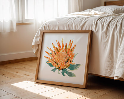 Protea (Ember Glow) Print