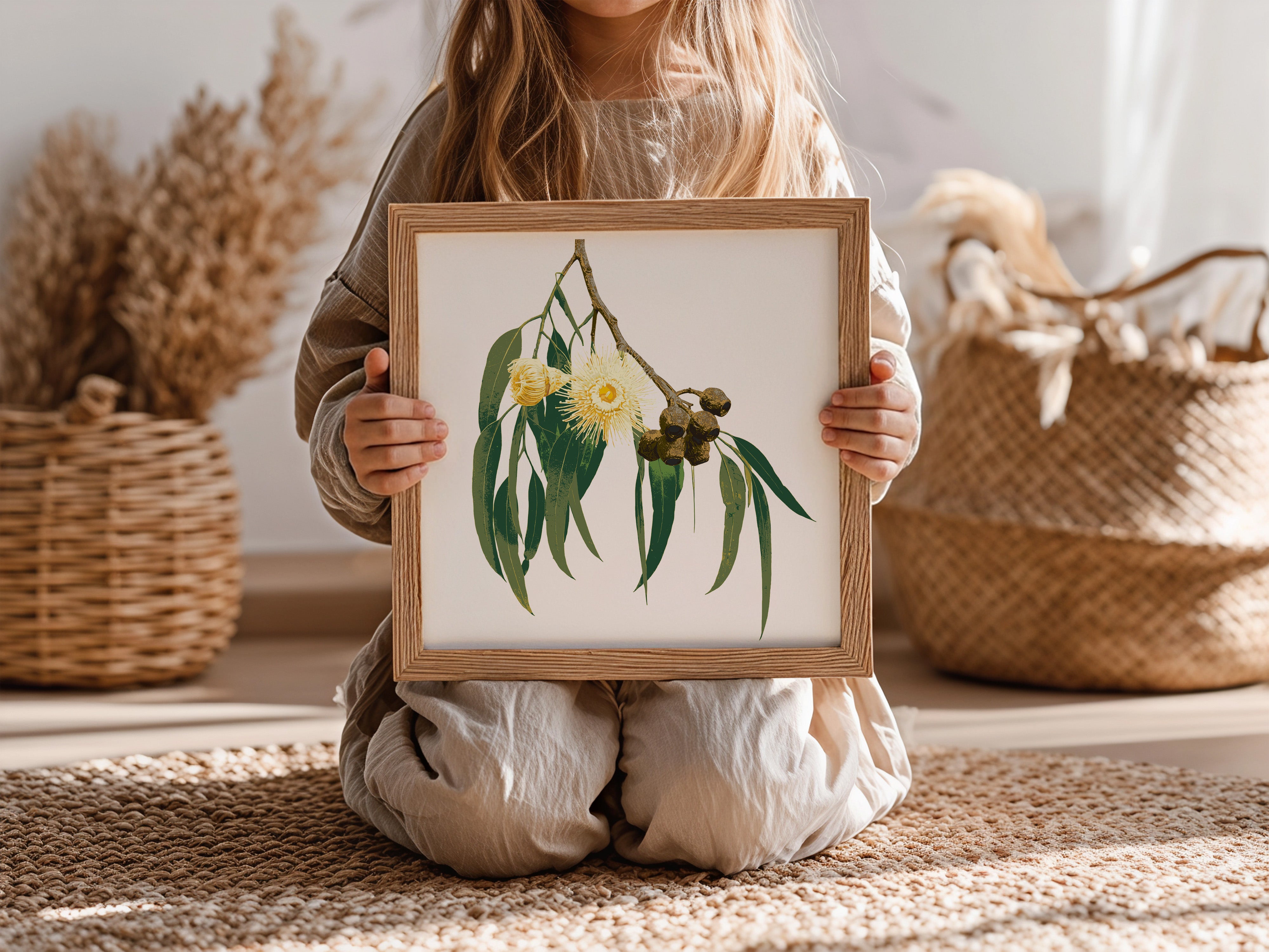 Eucalypt (Golden Haze) Botanica Mini™ Print (20x20cm)