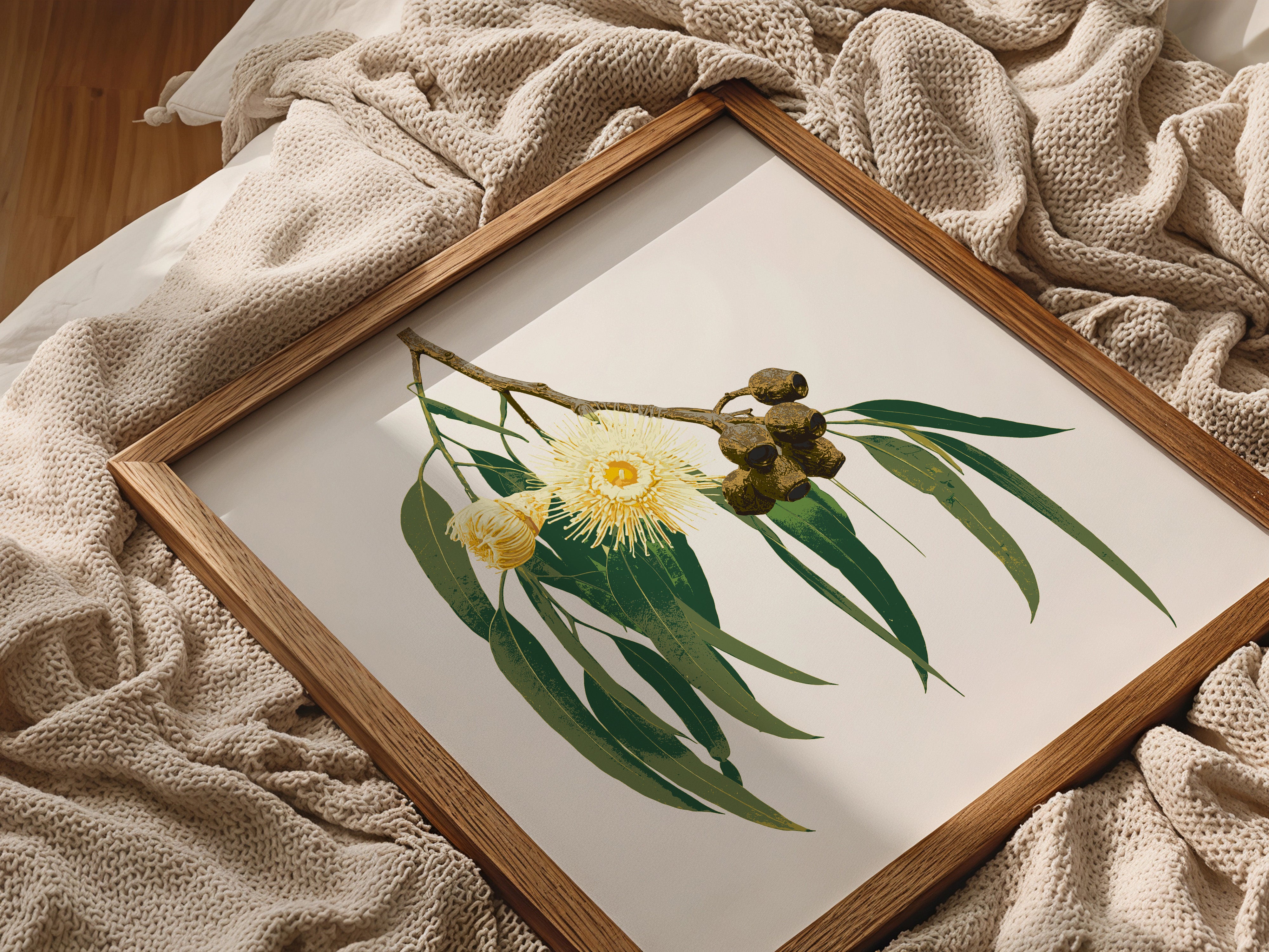 Eucalypt (Golden Haze) Botanica Mini™ Print (20x20cm)