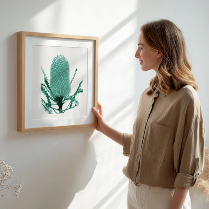 Banksia (Mineral Sage) Print