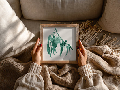 Eucalypt (Mineral Sage) Botanica Mini™ Print (20x20cm)