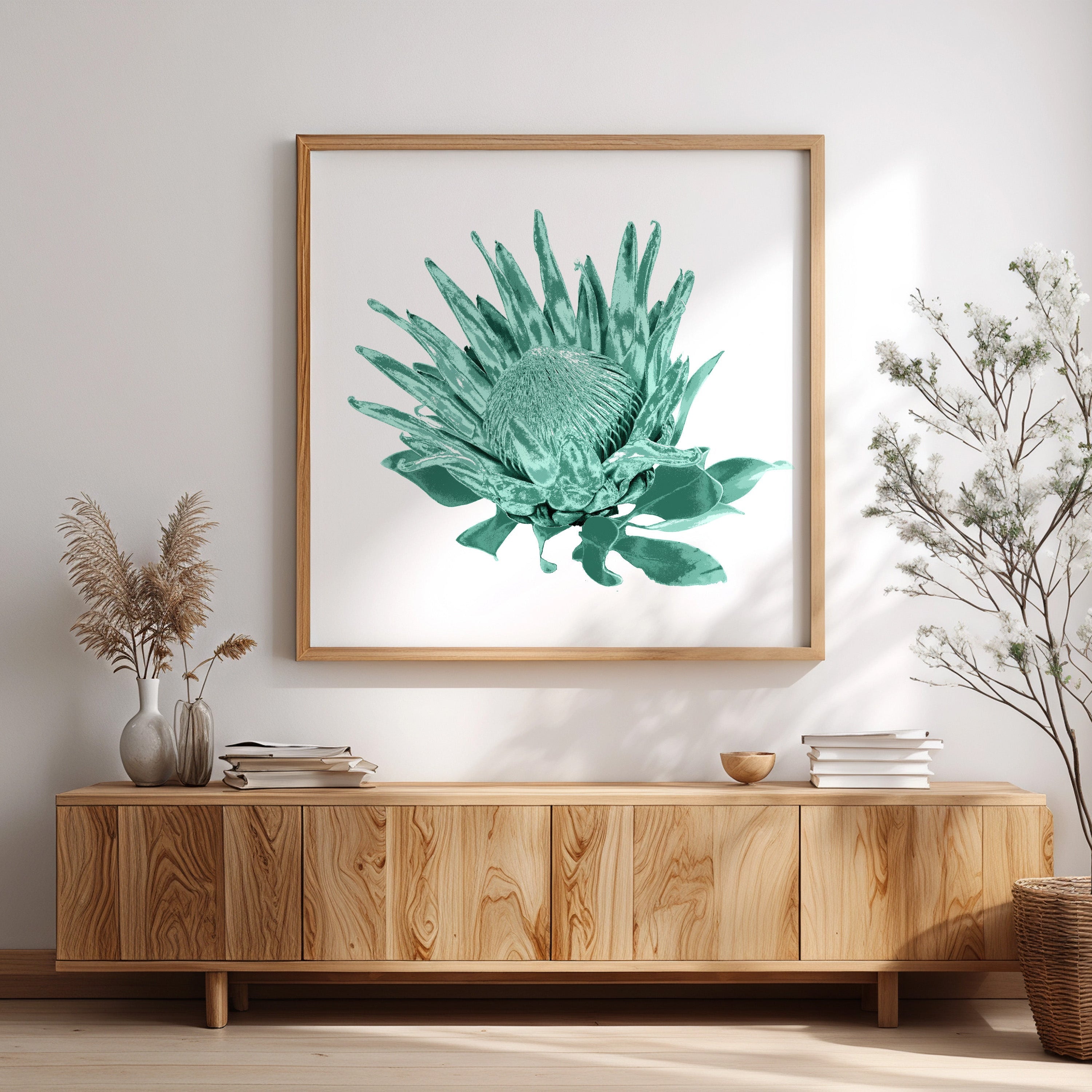 Protea (Mineral Sage) Print