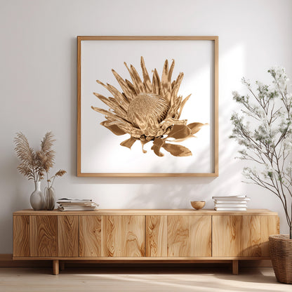 Protea (Warm Earth) Print