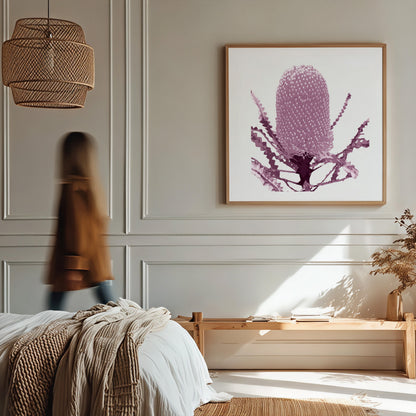 Banksia (Dusty Plum) Print